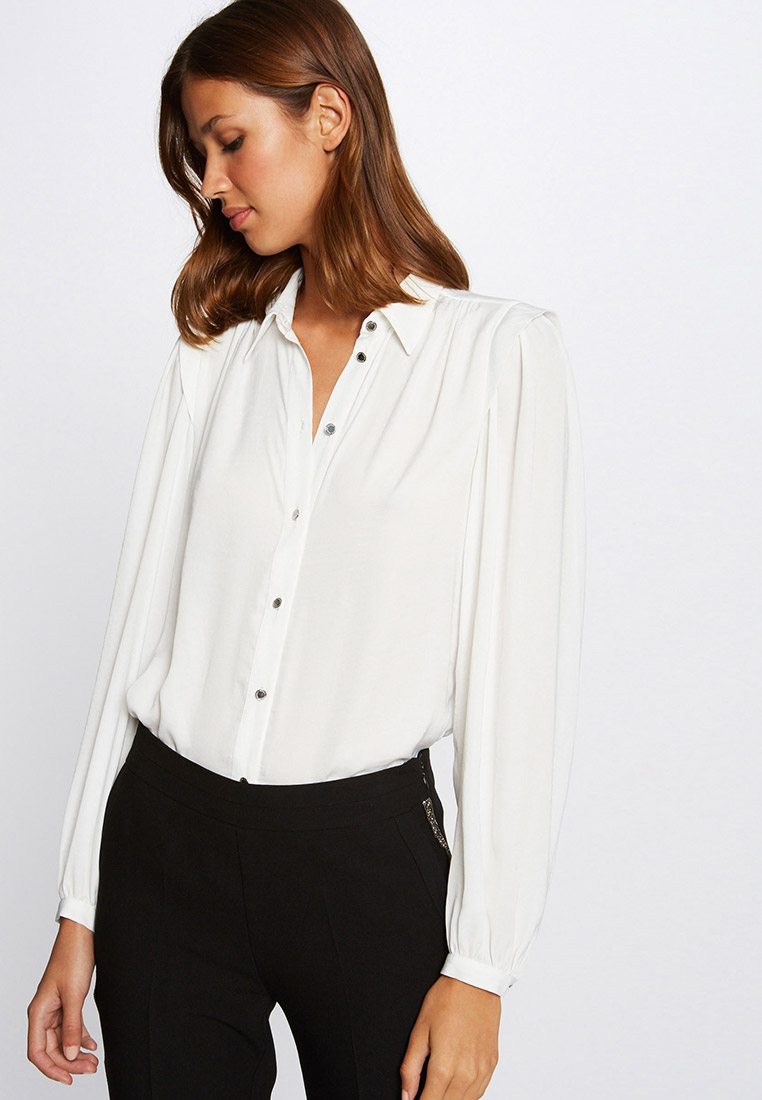 Блуза Morgan, цвет: белый, RTLAAZ735501 — купить в интернет-магазине Lamoda