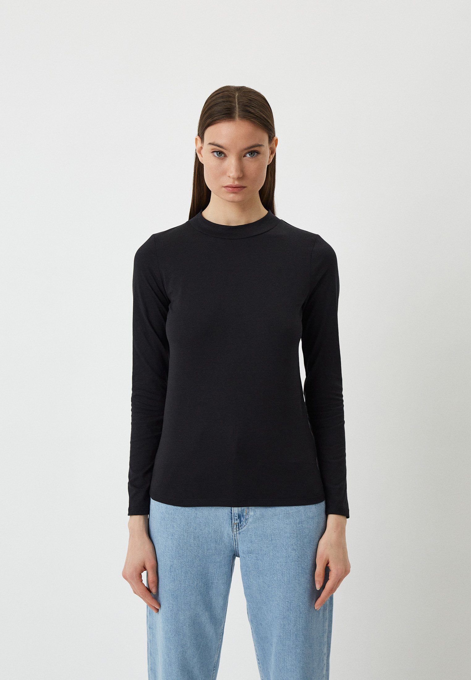 Лонгслив Calvin Klein, цвет: черный, RTLAAZ863201 — купить в интернет ...