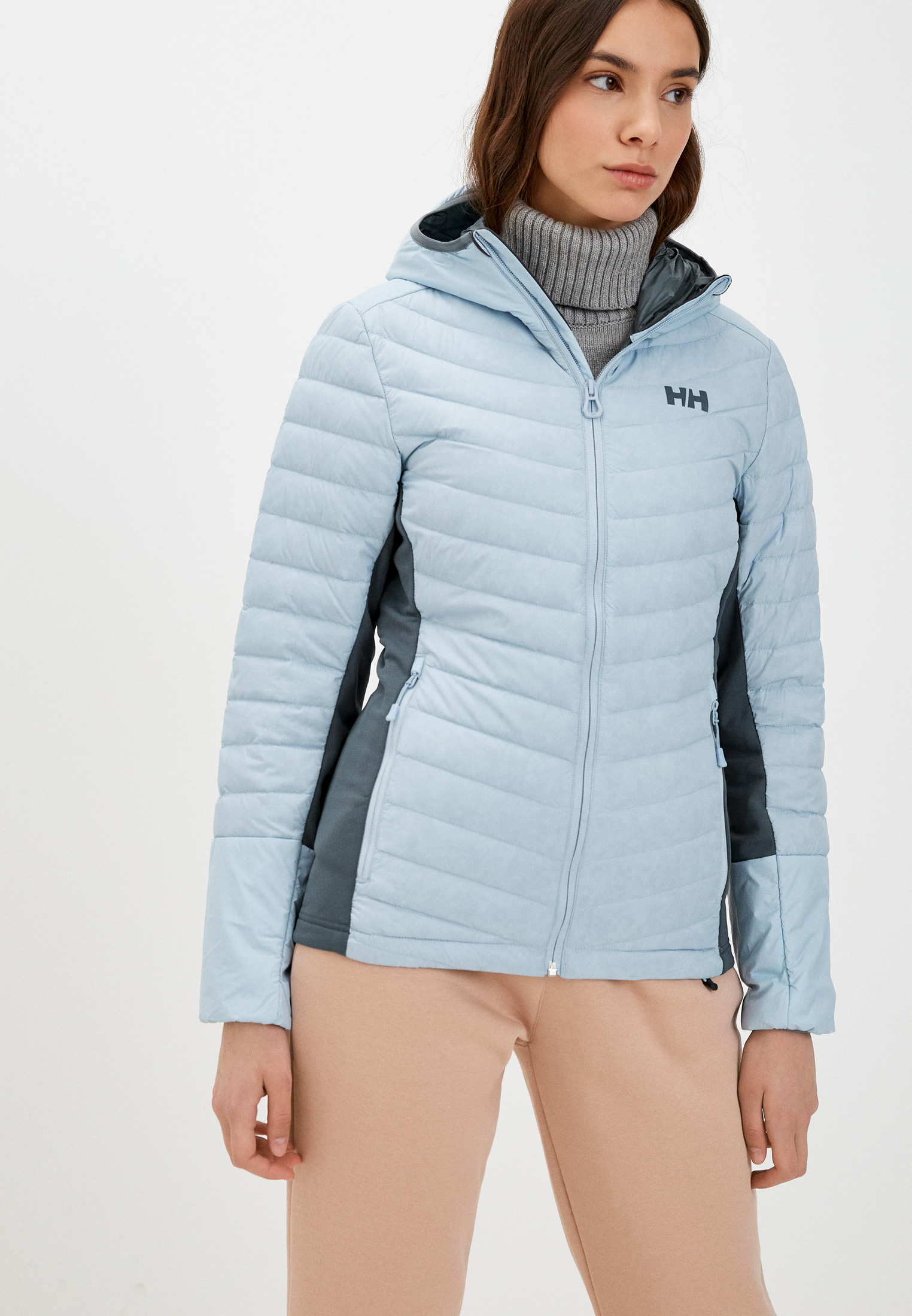 Куртка стеганая Helly Hansen W VERGLAS HOODED DOWN HYBRID I, цвет ...