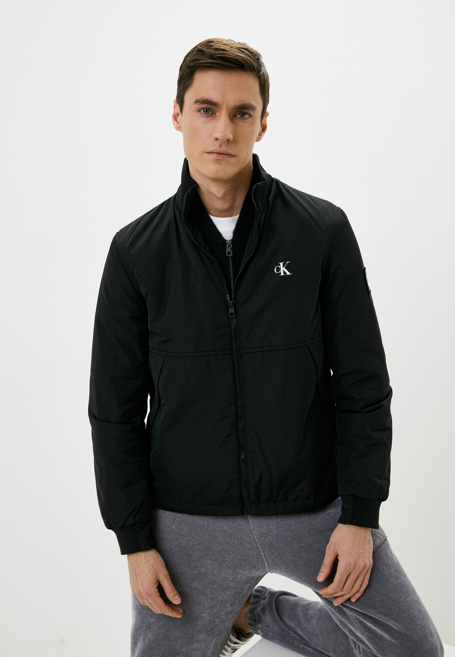 Куртка утепленная Calvin Klein Jeans, цвет: черный, RTLABA557101 ...