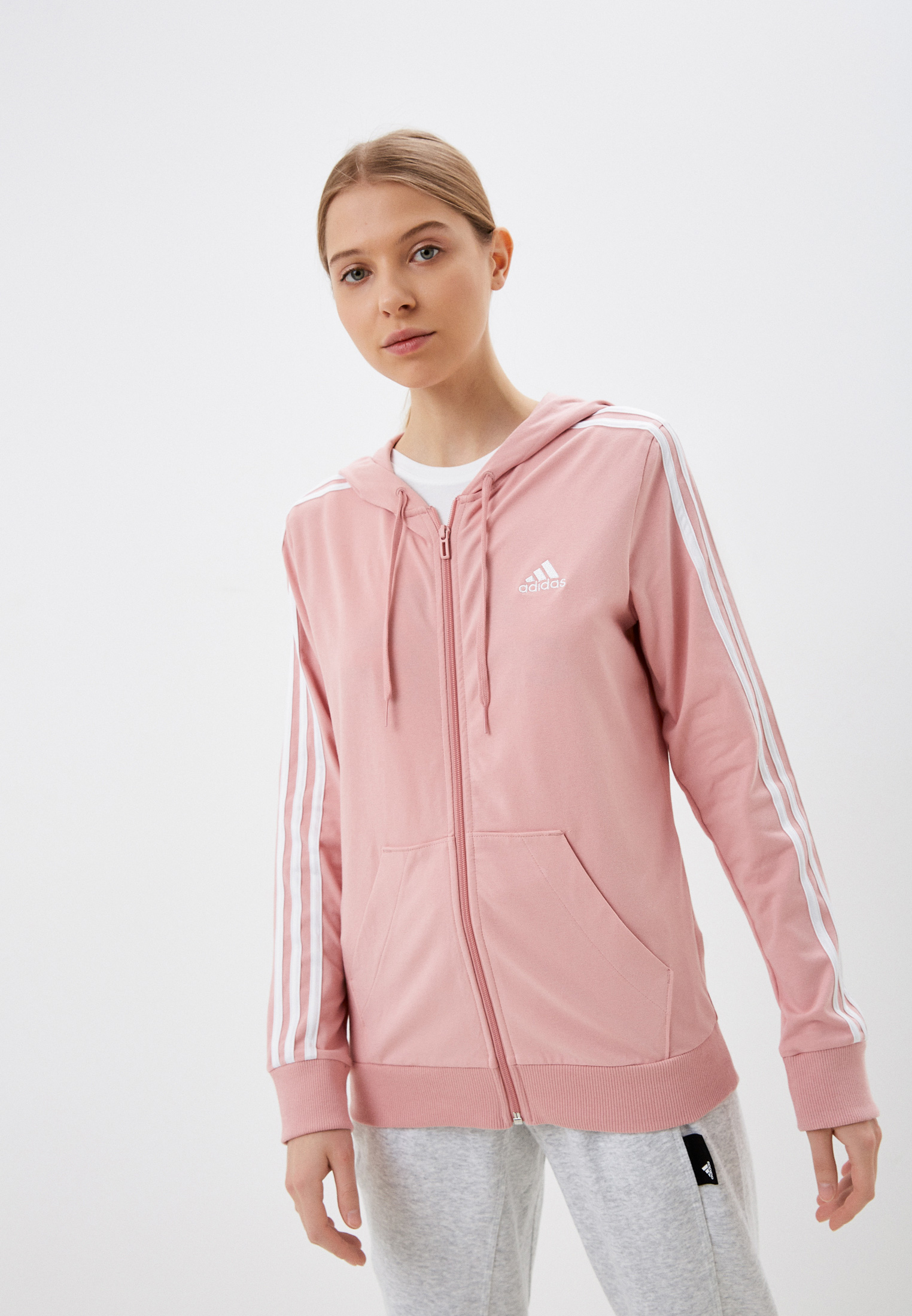 Adidas толстовка w 3s SJ FZ HD