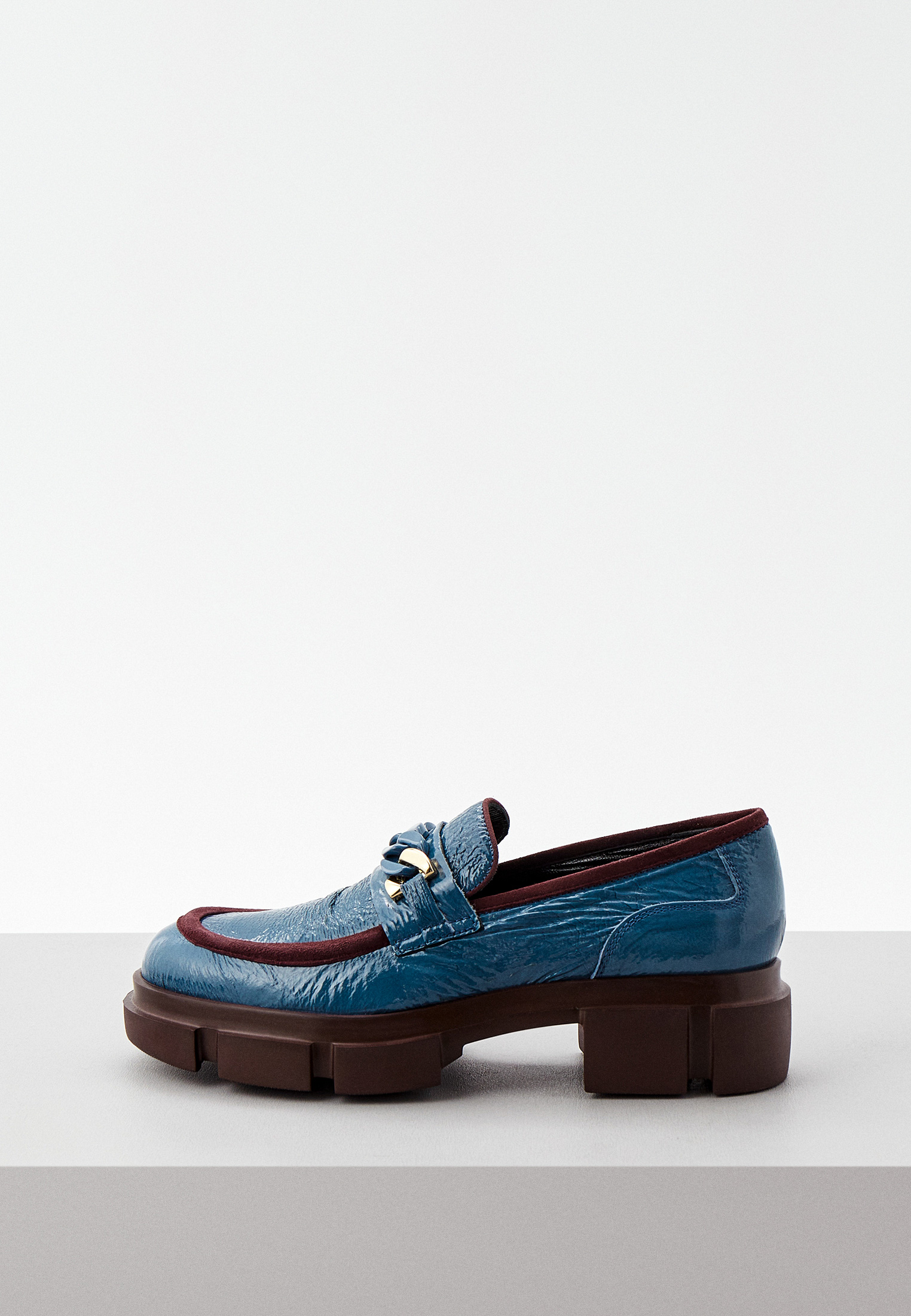 Лоферы Pollini, цвет: синий, RTLABA743201 — купить в интернет-магазине ...