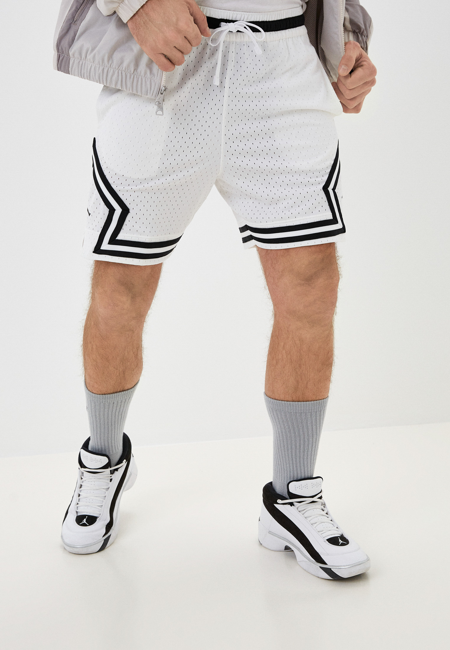 Шорты спортивные Jordan M J DF SPRT DMND SHORT, цвет: белый ...