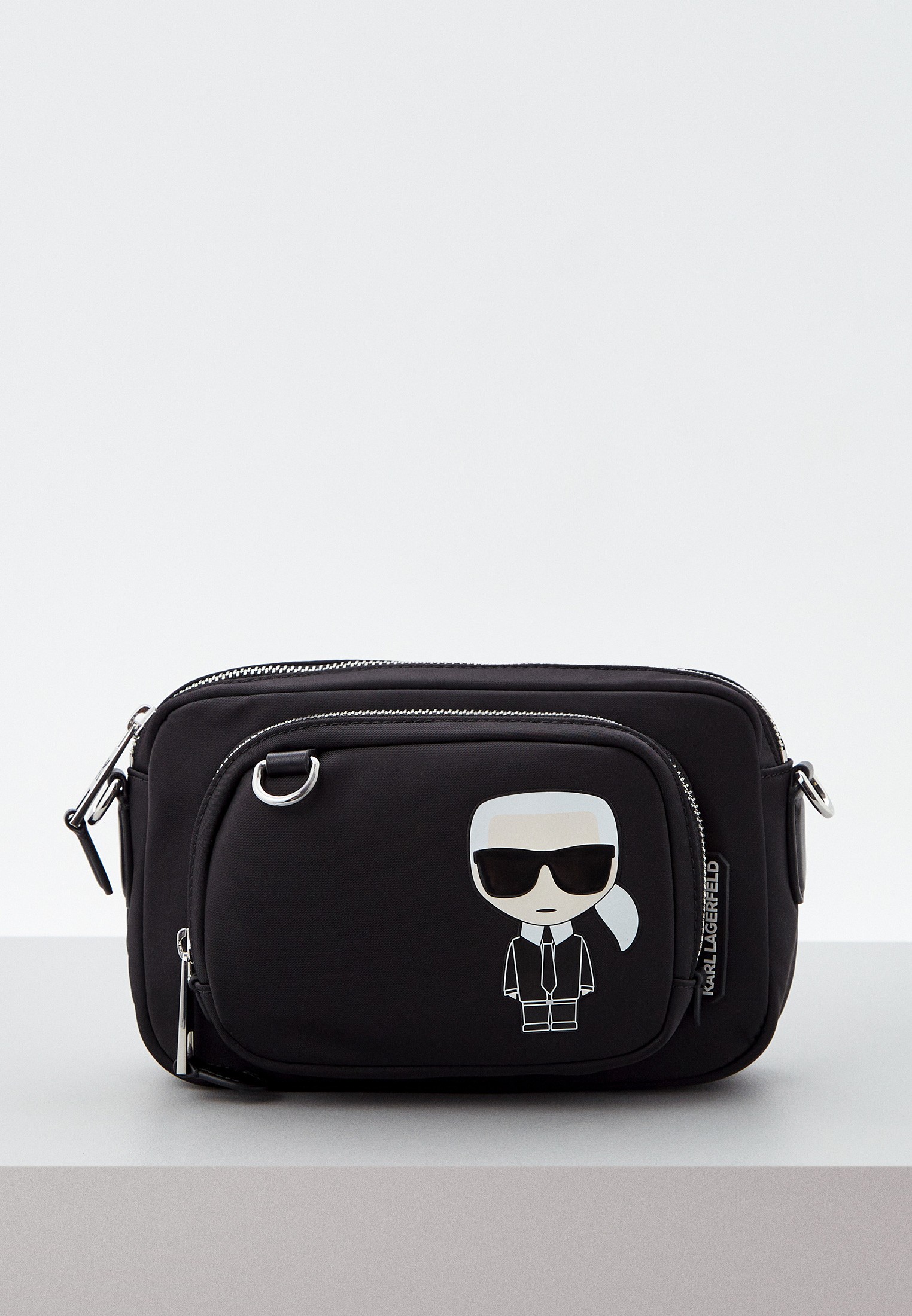 Сумка поясная Karl Lagerfeld, цвет: черный, RTLABB009901 — купить в ...