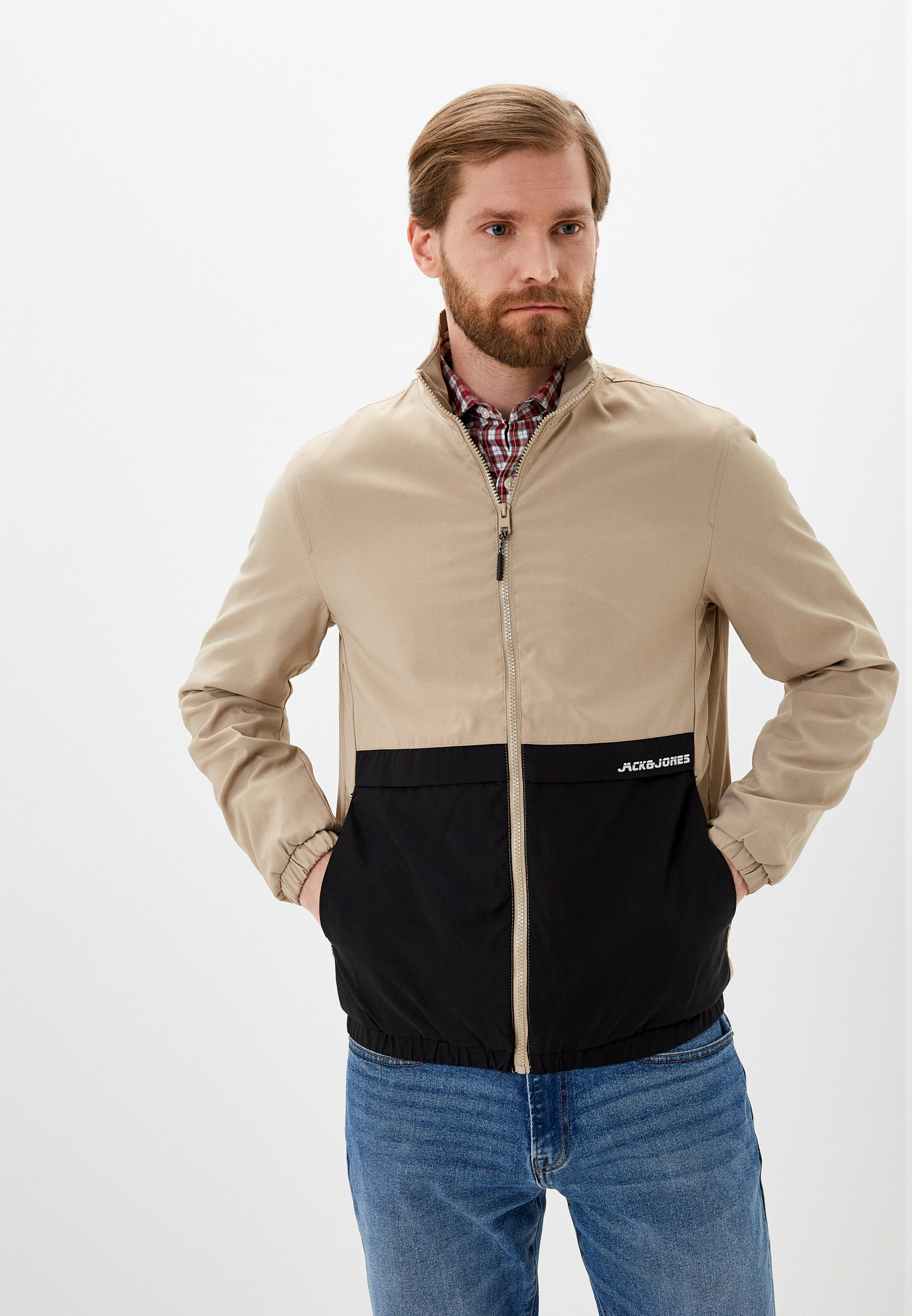 Ветровка Jack & Jones, цвет: бежевый, RTLABB077701 — купить в интернет ...