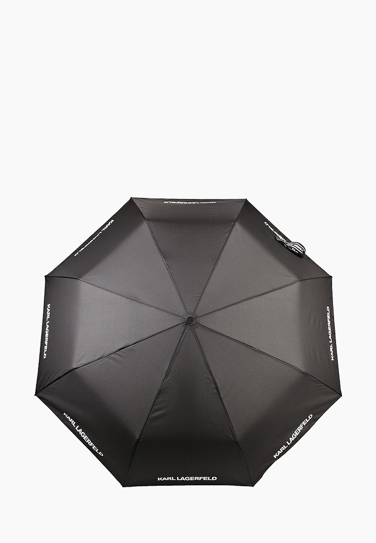 Зонт складной Karl Lagerfeld, цвет: черный, RTLABB158901 — купить в ...