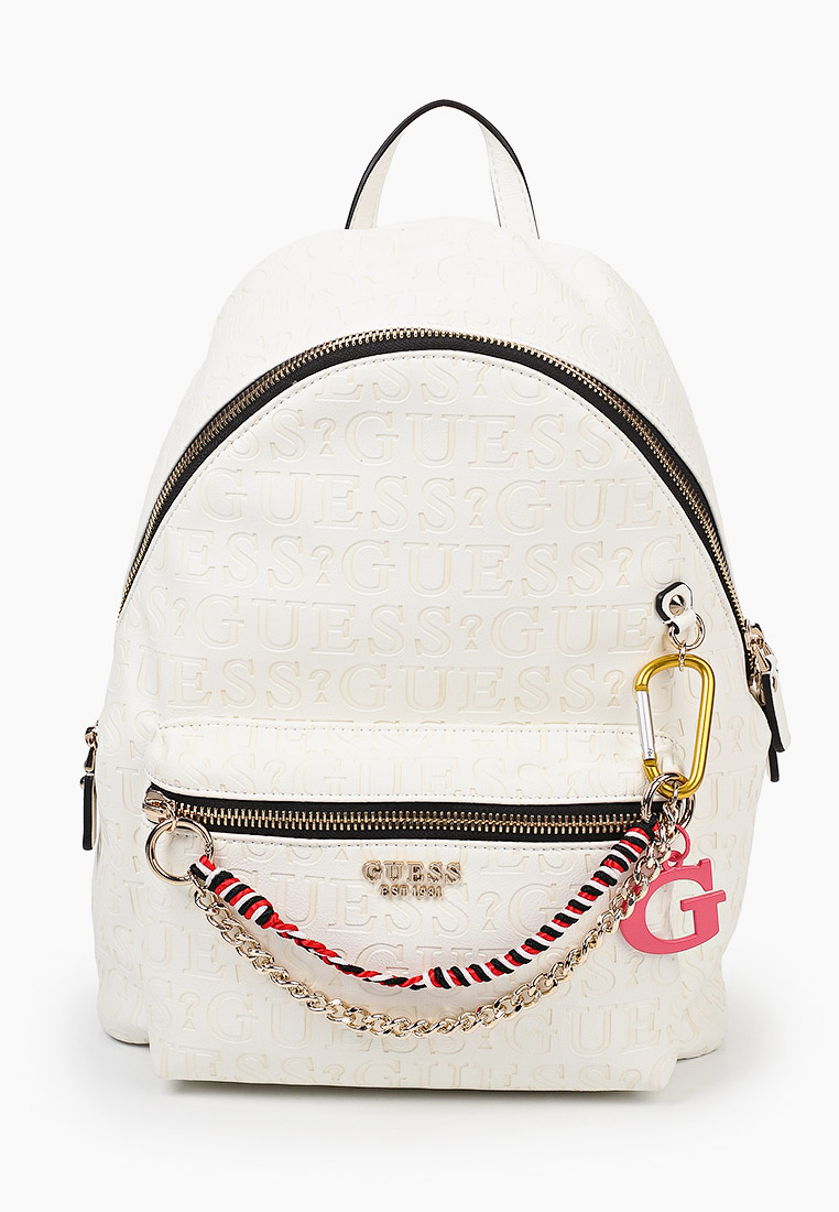 Рюкзак Guess, цвет: белый, RTLABB171901 — купить в интернет-магазине Lamoda