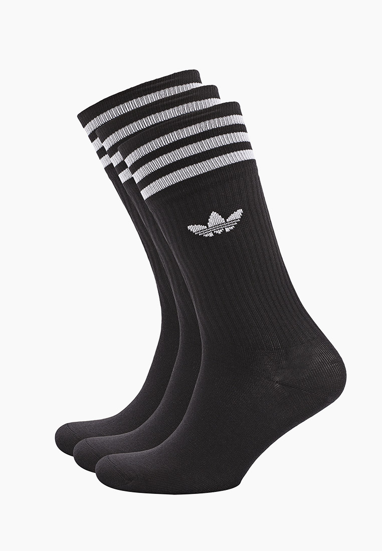 Носки 3 пары adidas Originals SOLID CREW SOCK, цвет: черный ...