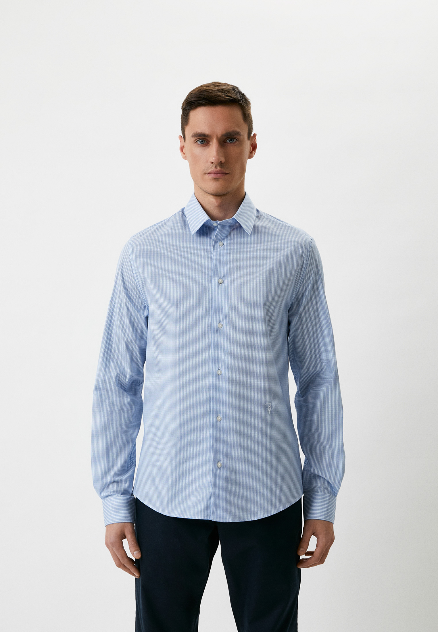 Рубашка Trussardi, цвет: голубой, RTLABB252401 — купить в интернет ...