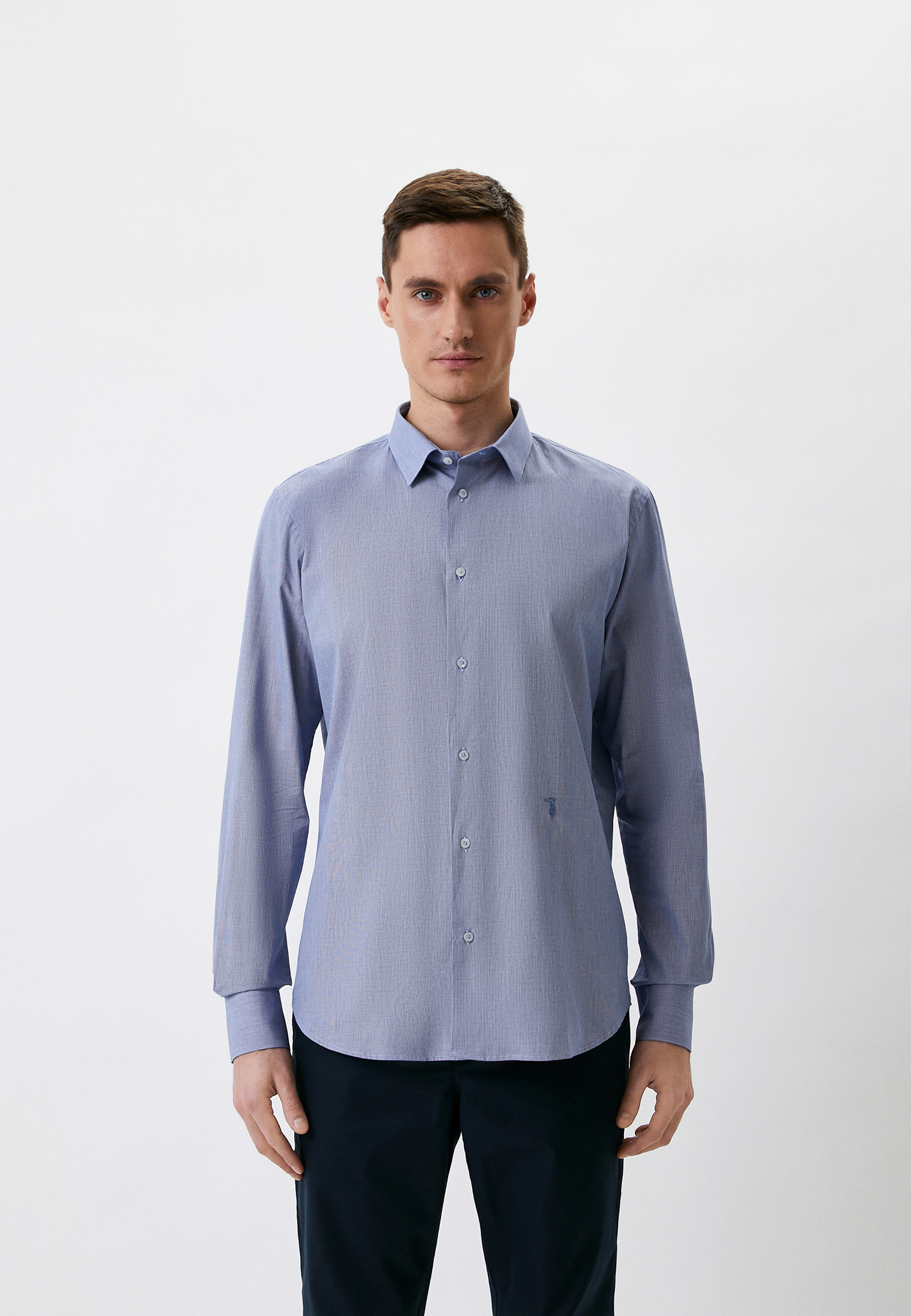 Рубашка Trussardi, цвет: синий, RTLABB252801 — купить в интернет ...