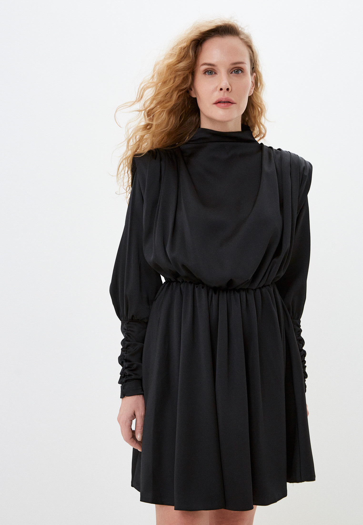 Платье Elsi с подплечниками, цвет: черный, RTLABB382201 — купить в ...