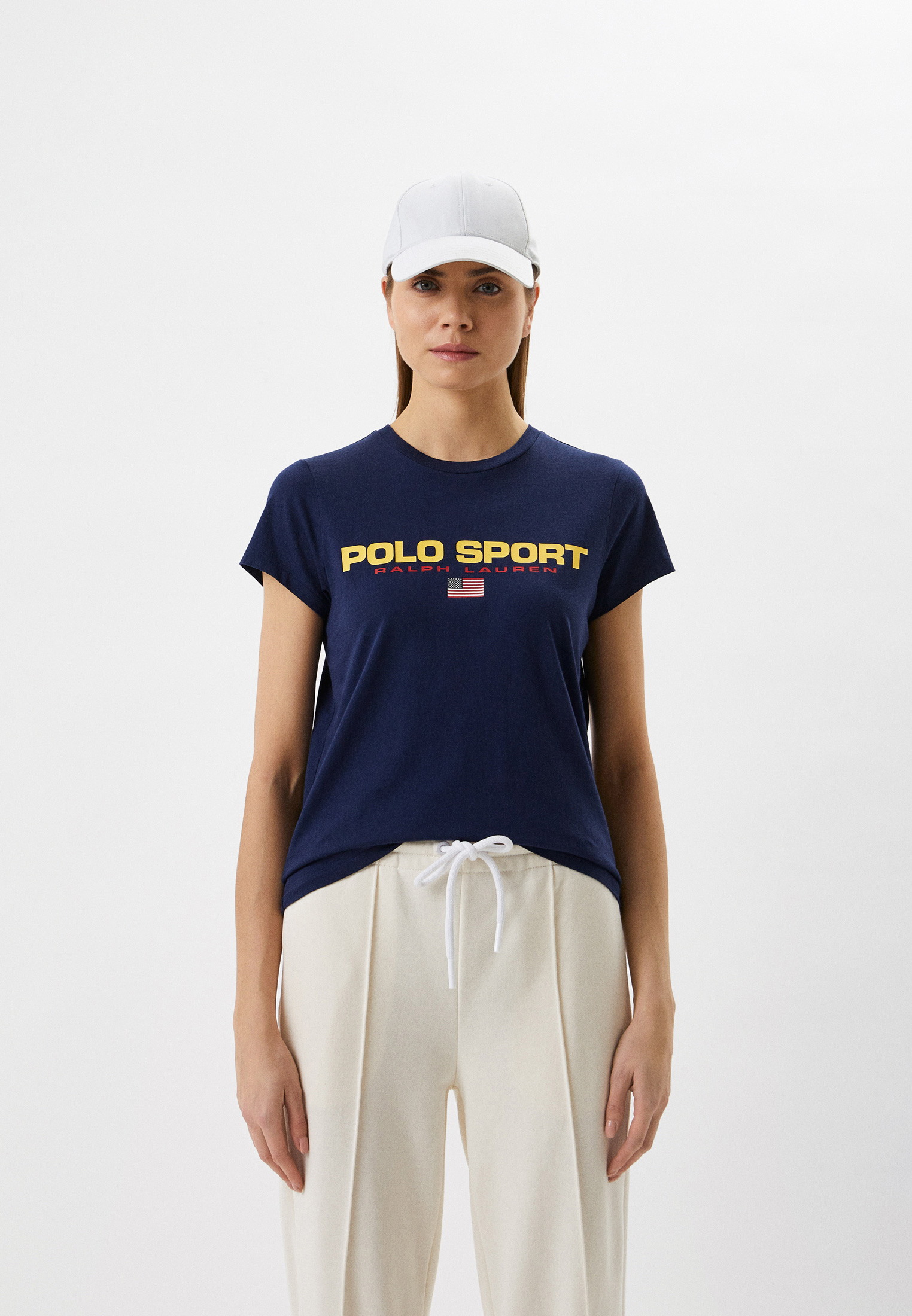 Футболка Polo Ralph Lauren, цвет: синий, RTLABB469301 — купить в ...