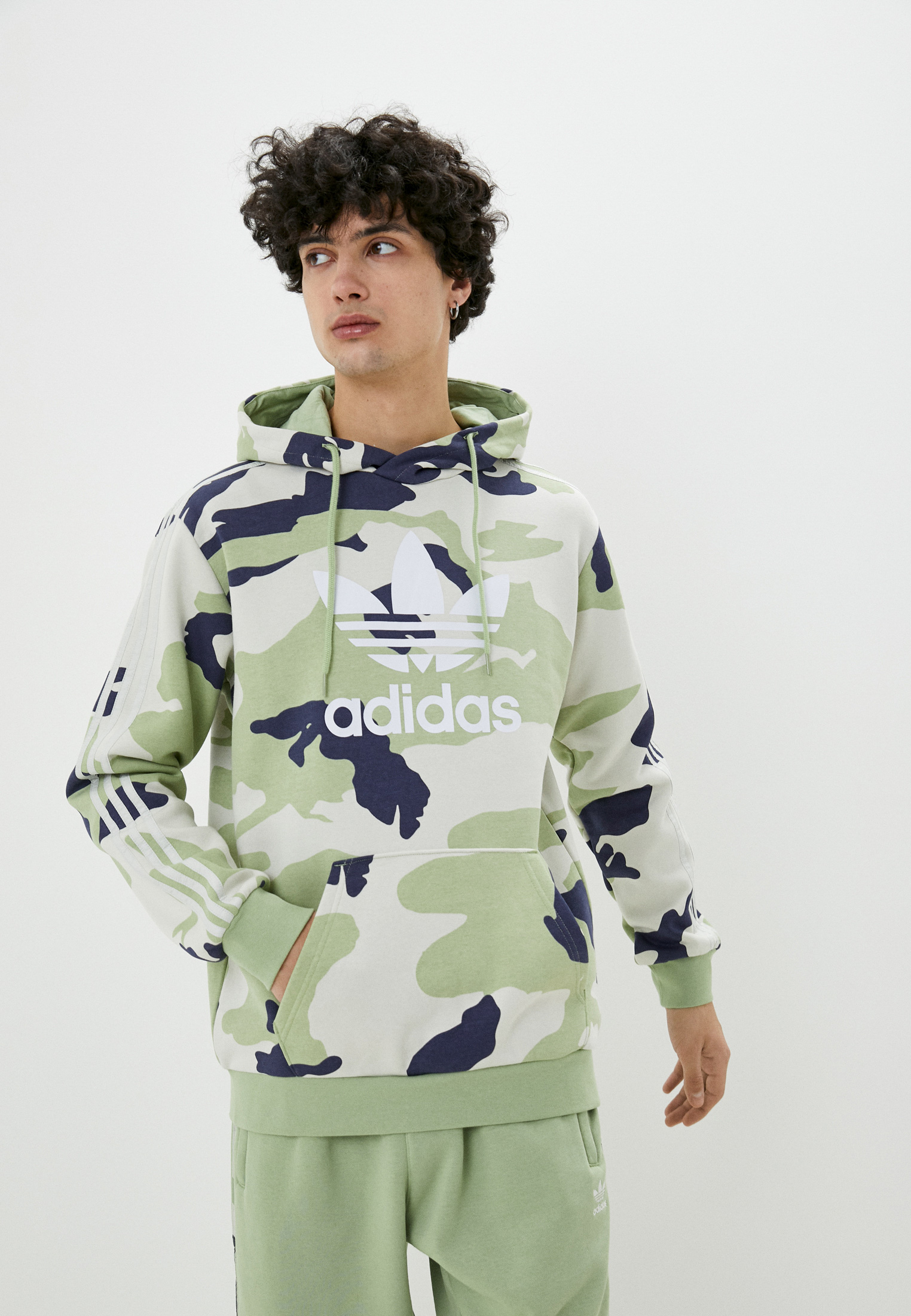 Худи adidas Originals CAMO HOODIE, цвет: мультиколор, RTLABB661001 — купить  в интернет-магазине Lamoda