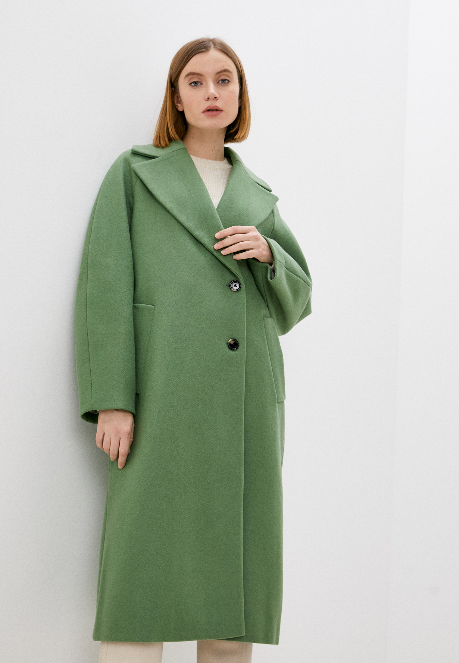 Пальто Mango Exclusive online, цвет: зеленый, RTLABB801201 — купить в ...