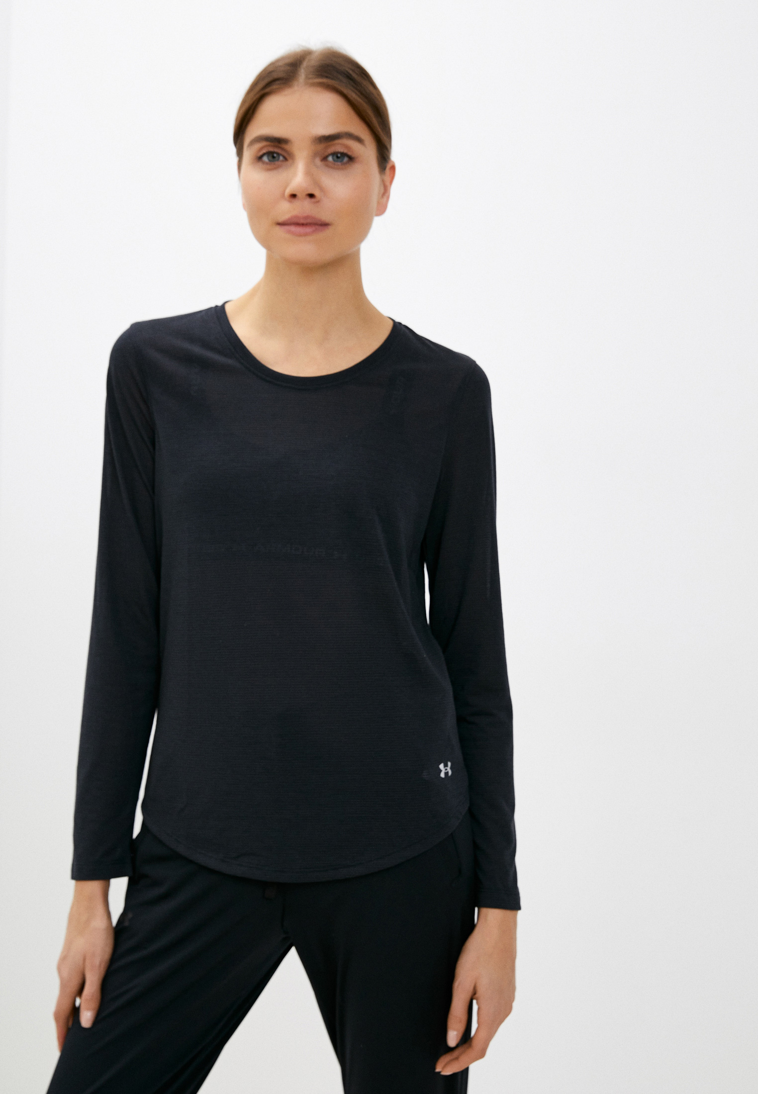 Лонгслив спортивный Under Armour UA Streaker Longsleeve, цвет: черный ...
