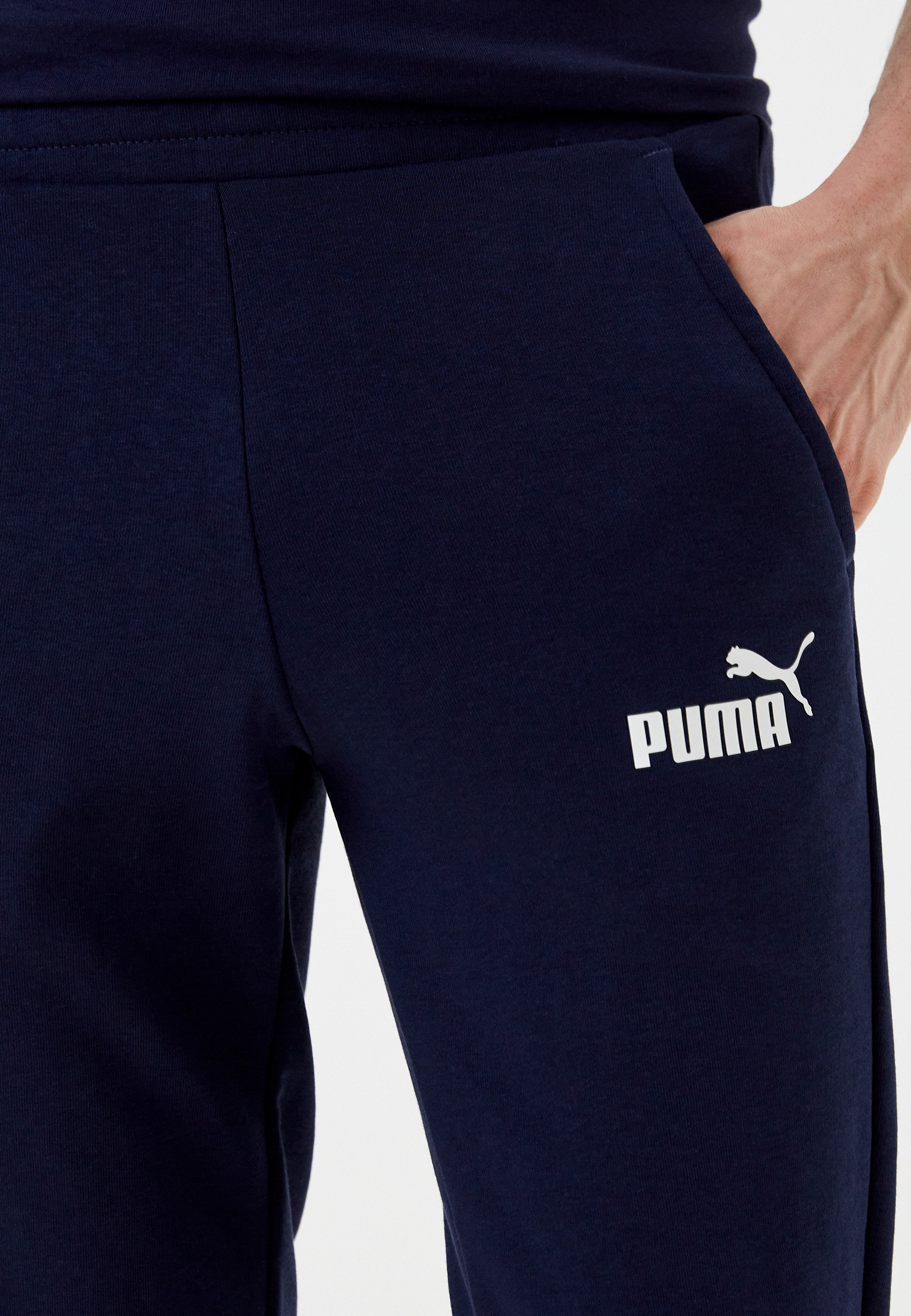 Puma joggers navy blue deals