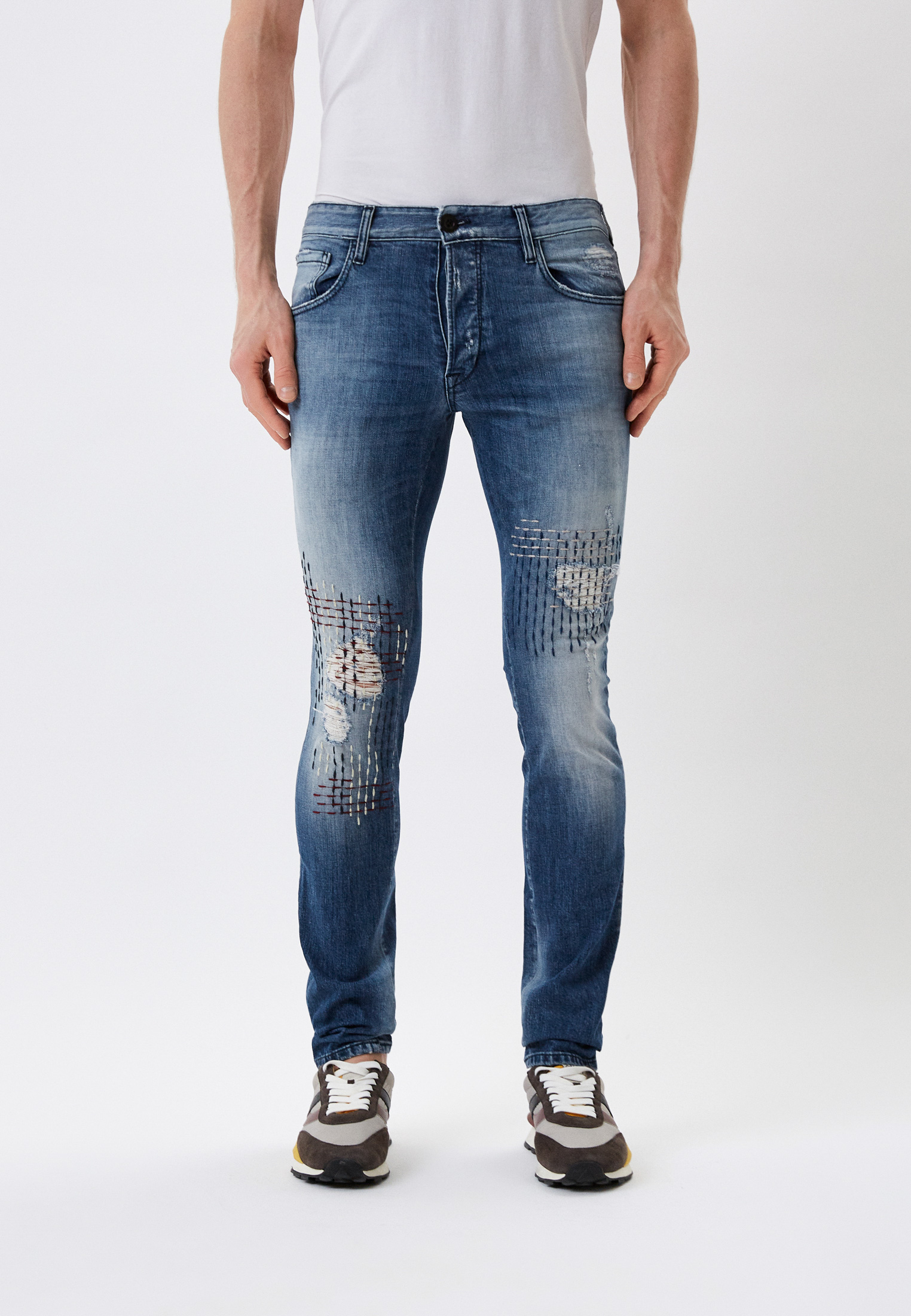 Джинсы Just Cavalli, цвет: синий, RTLABC318401 — купить в интернет ...