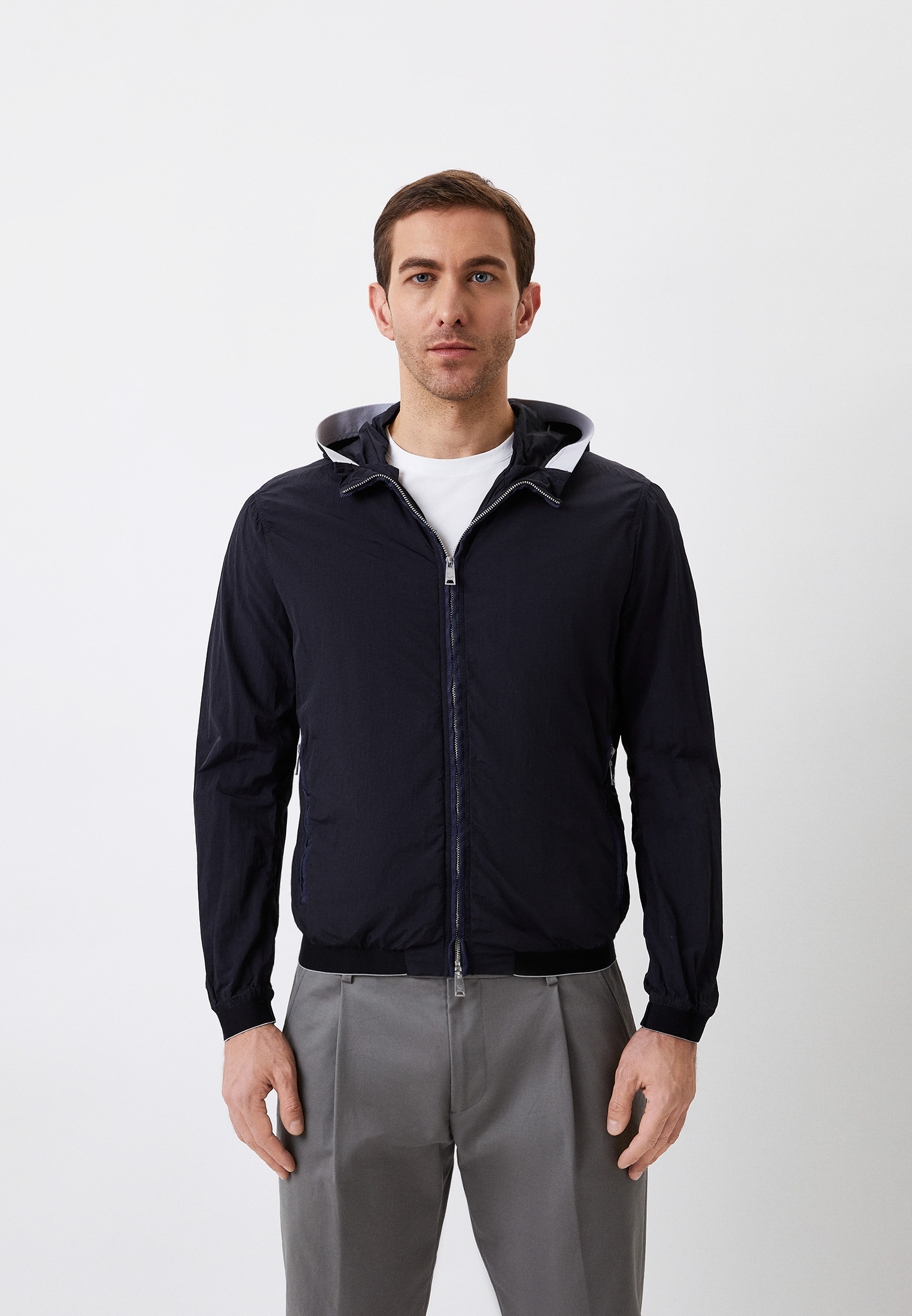 Ветровка Emporio Armani, цвет: синий, RTLABC320901 — купить в интернет ...