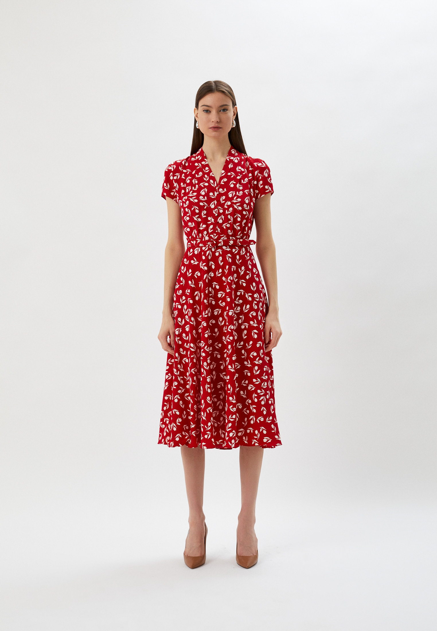 Платье Lauren Ralph Lauren, цвет: красный, RTLABC655401 — купить в ...