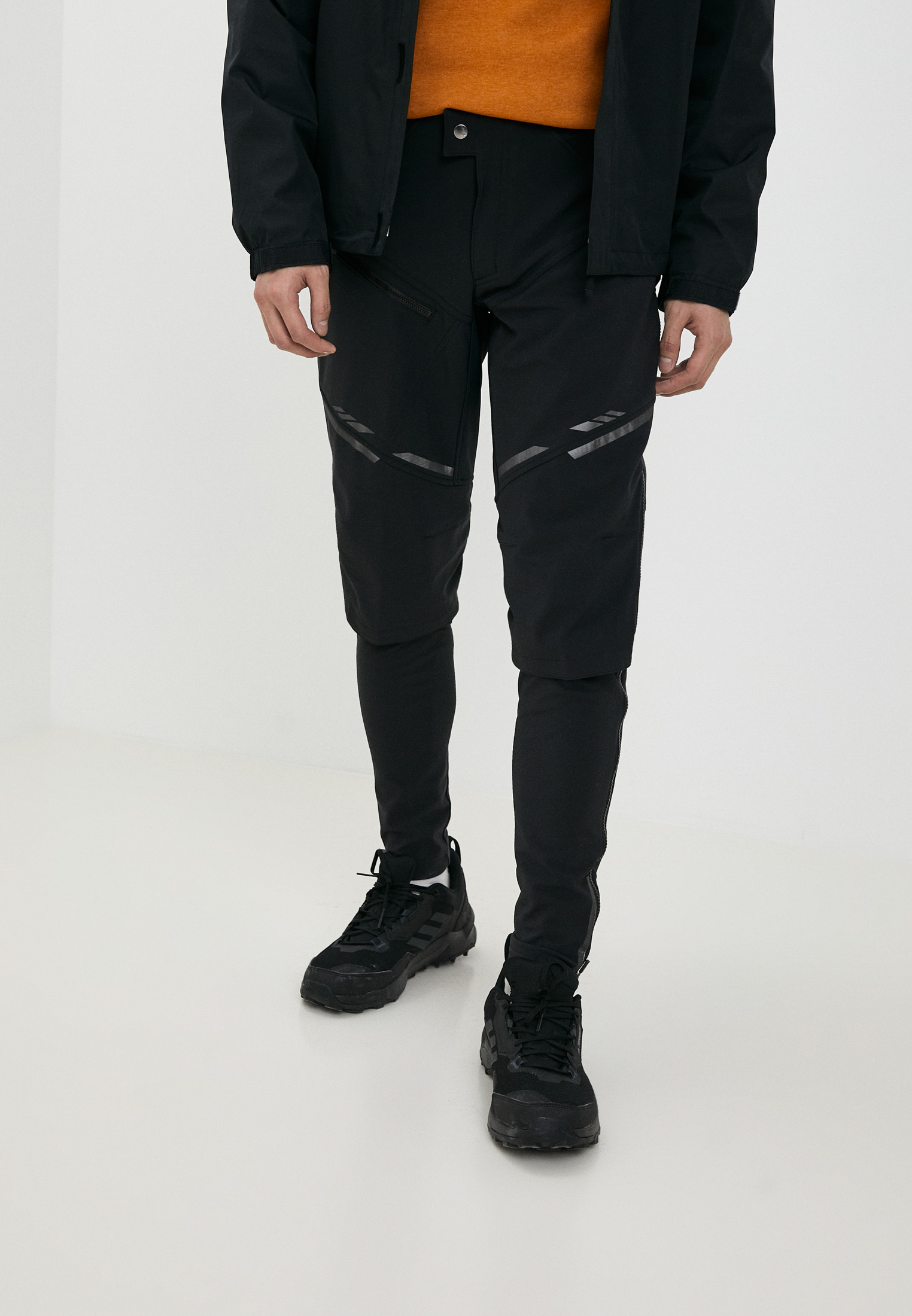 Брюки спортивные Vaude Men's Virt Softshell Pants II, цвет черный