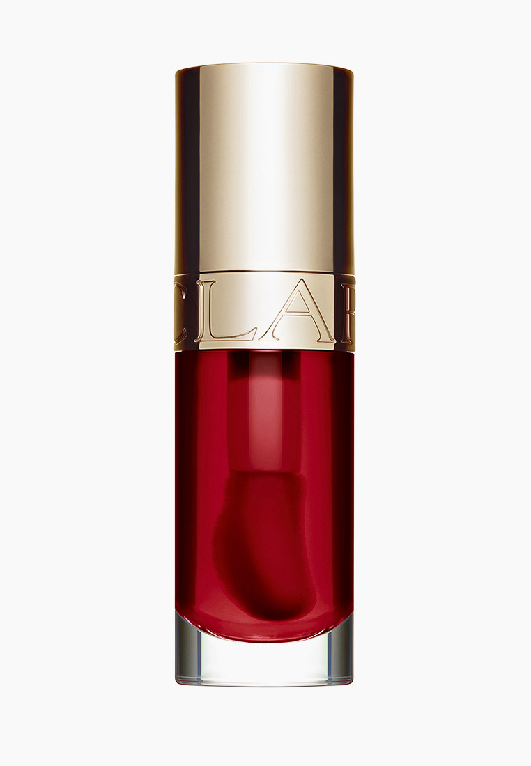 Масло для губ Clarins питательное, с эффектом объема и зеркальным ...