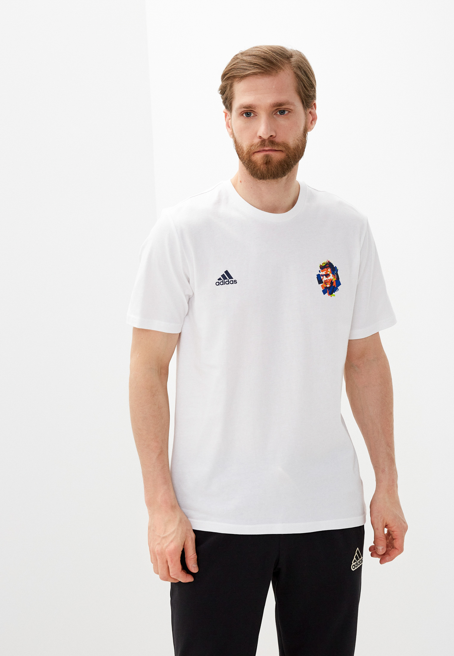 Футболка adidas M BECKHAM G T купить за 2580 ₽ в интернет-магазине Lamoda.ru