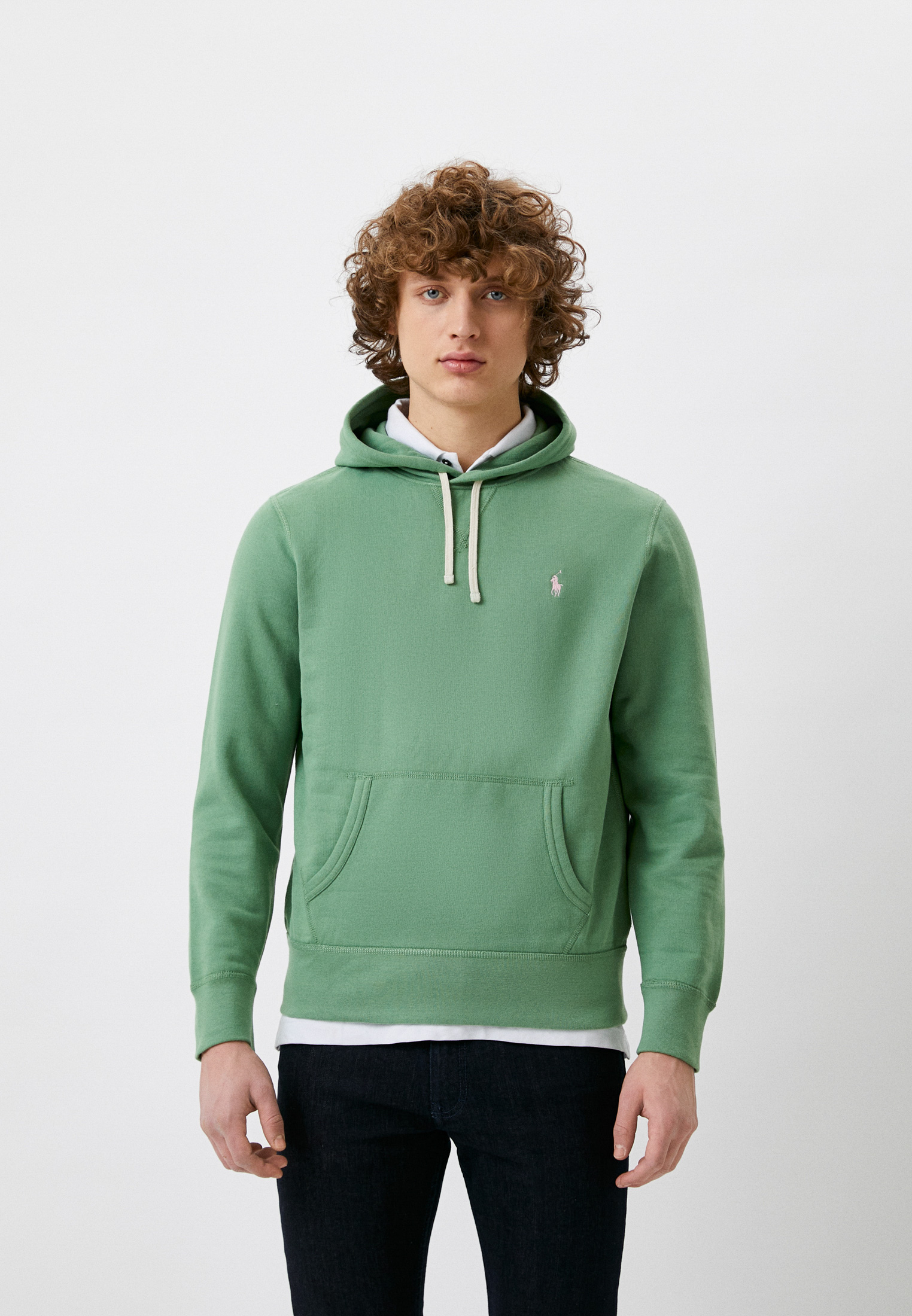 Худи Polo Ralph Lauren, цвет: зеленый, RTLABD648801 — купить в интернет ...