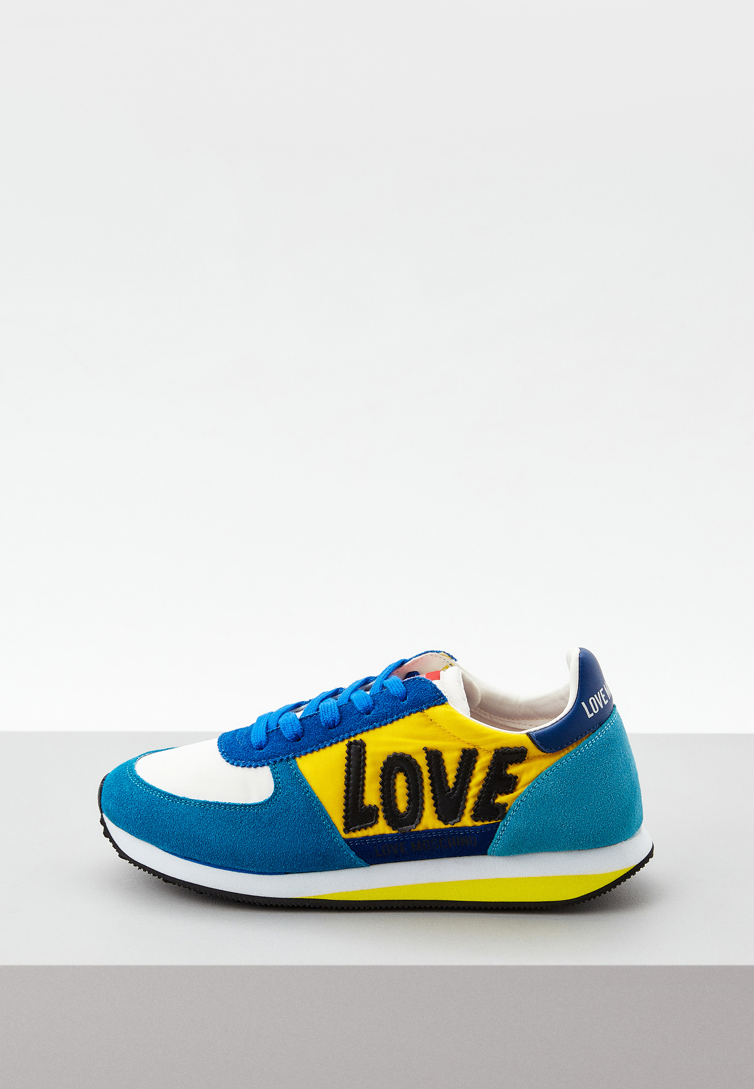 Кроссовки Love Moschino, цвет: бирюзовый, RTLABE147602 — купить в ...