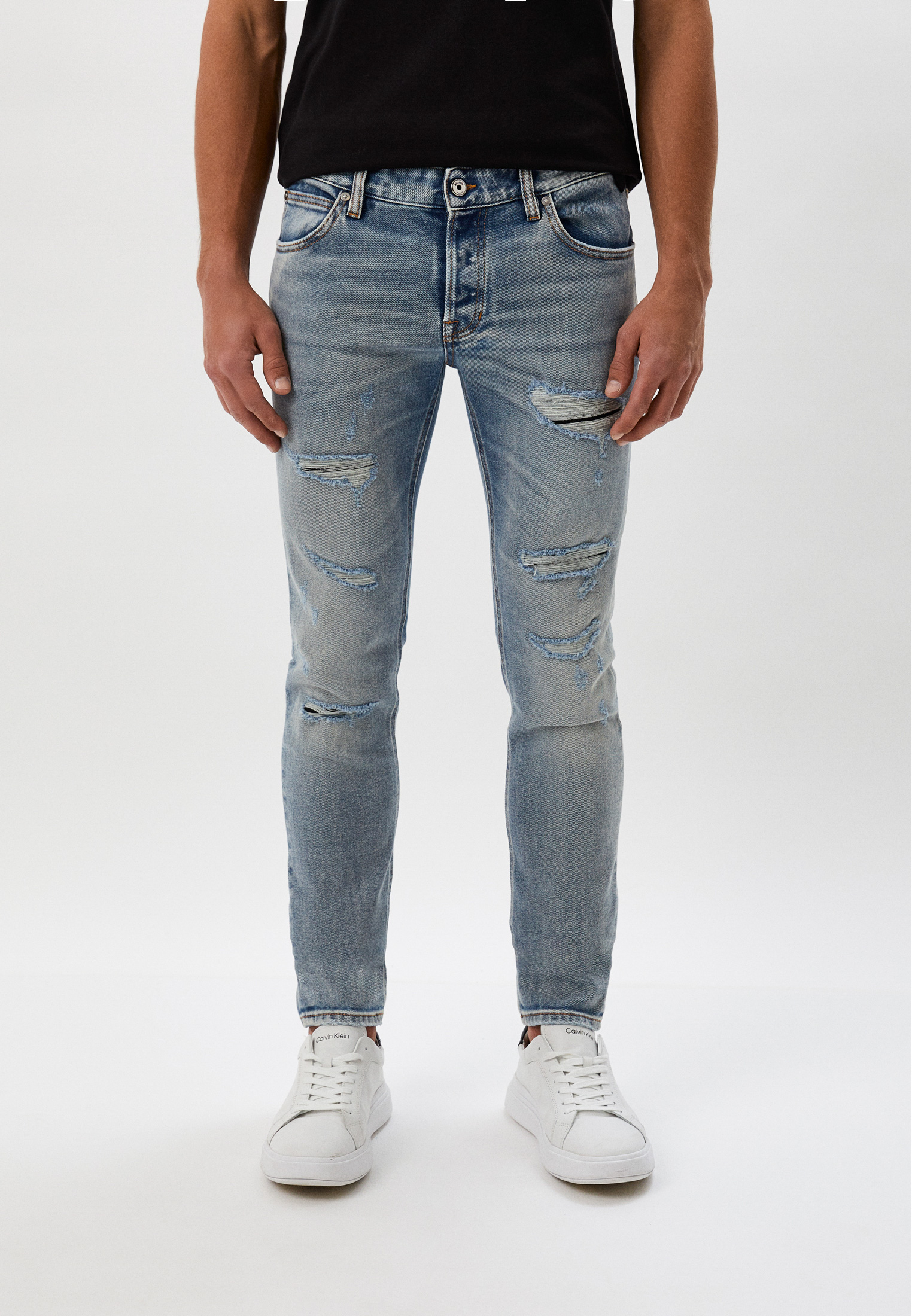 Джинсы Just Cavalli, цвет: голубой, RTLABE234101 — купить в интернет ...