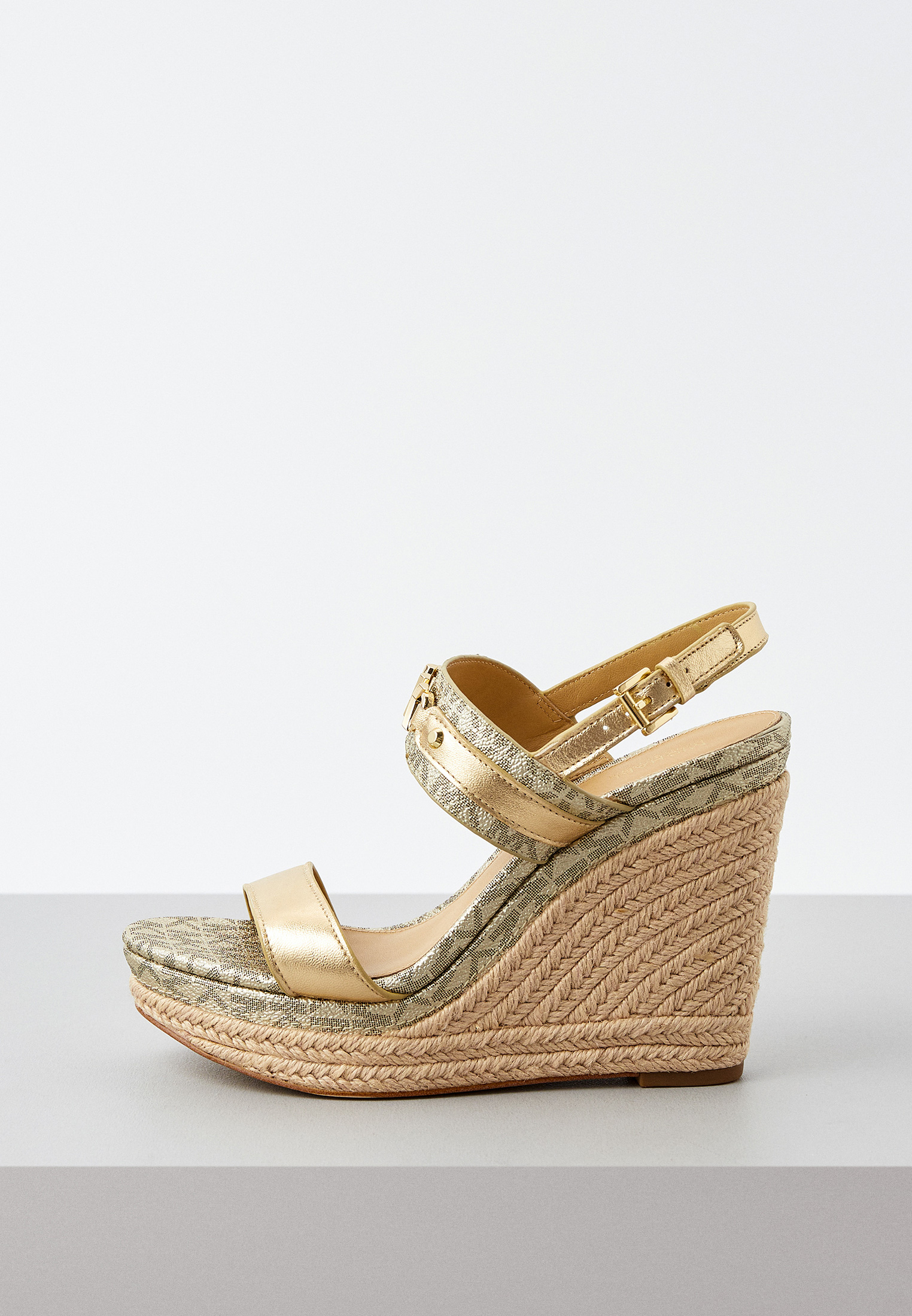 Босоножки Michael Michael Kors, цвет: золотой, RTLABE237001 — купить в ...