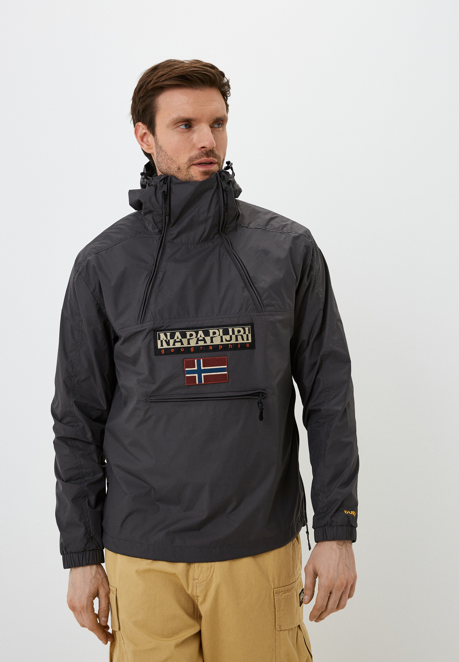 Ветровка Napapijri STORMRIDER, цвет: серый, RTLABE463701 — купить в ...