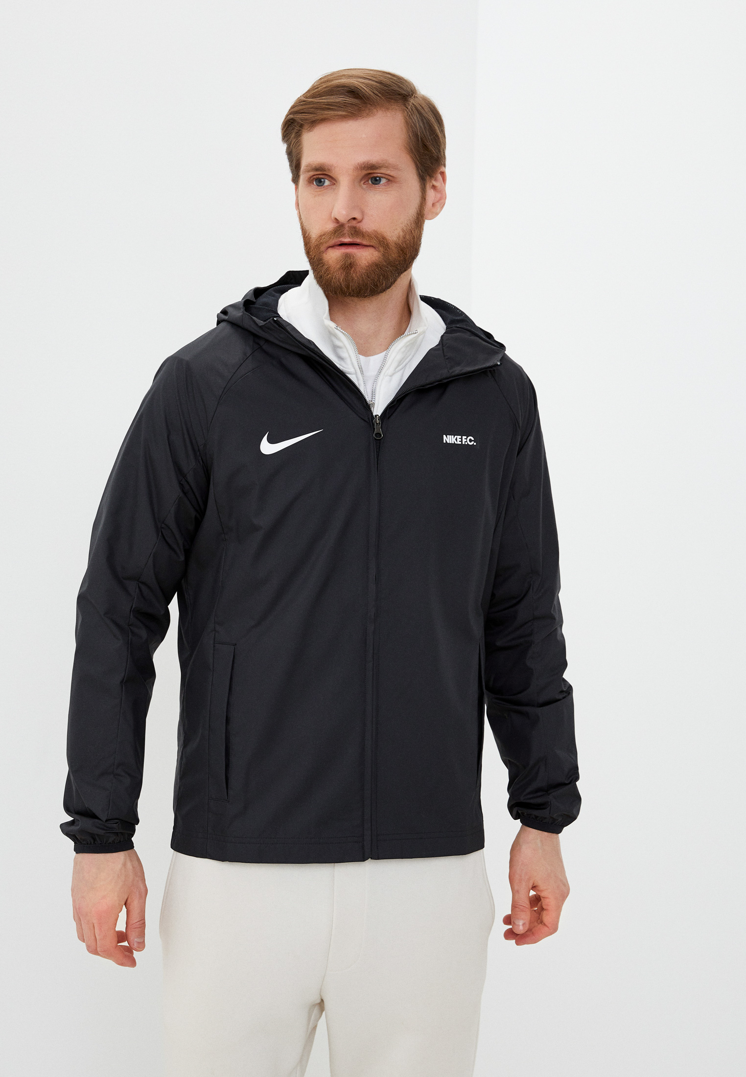 Ветровка Nike M NK RPL FC LIBERO AWF JKT, цвет: черный, RTLABE800501 ...