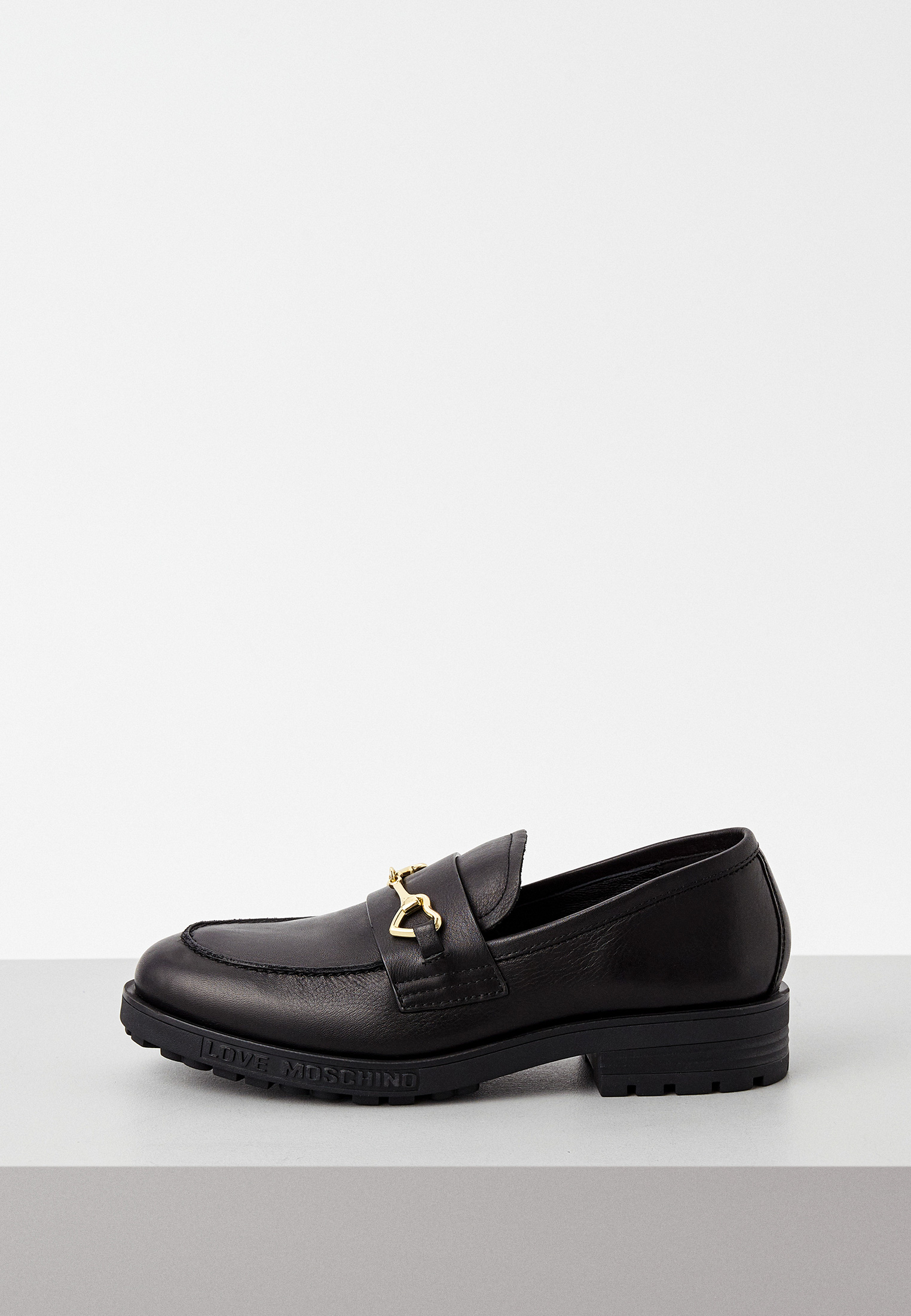 Лоферы Love Moschino, цвет: черный, RTLABF302101 — купить в интернет ...