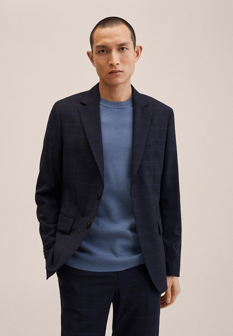 Пиджак Mango Man ULTIMATE, цвет: синий, RTLABF692701 — купить в ...