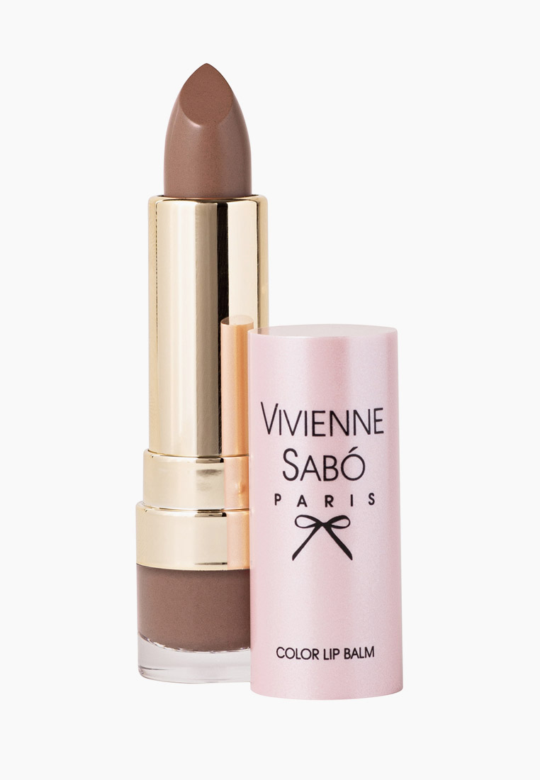 Помада Vivienne Sabo Помада-бальзам Color lip balm 04, цвет: бежевый ...