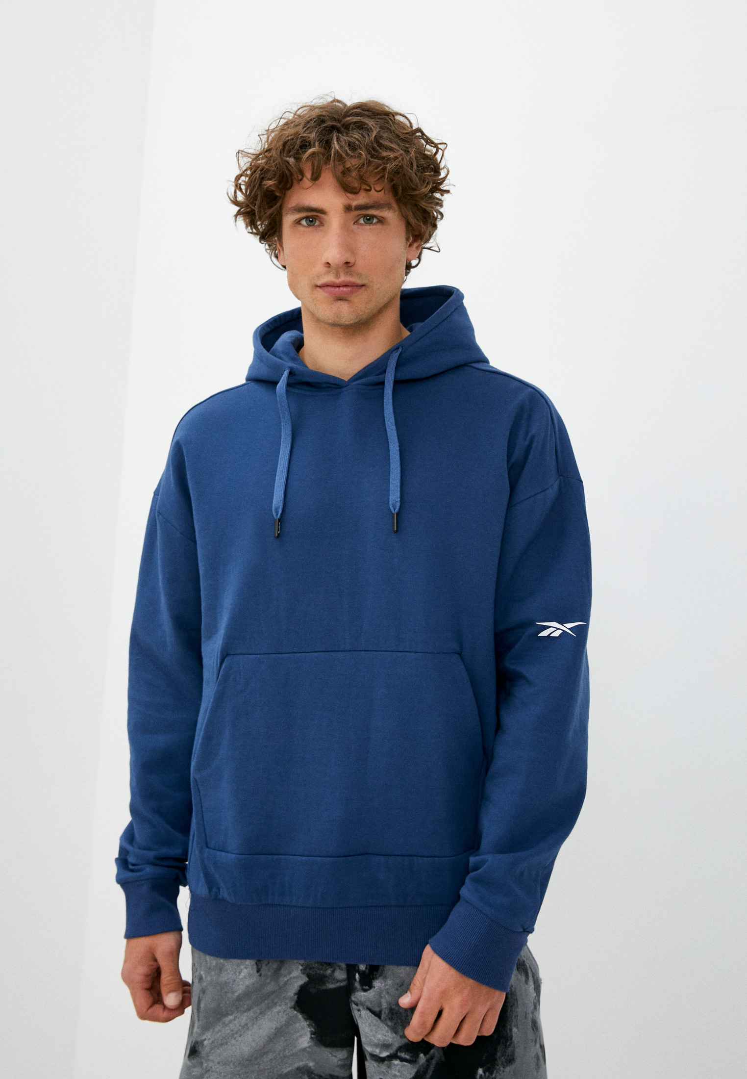 Худи Reebok TS DREAMBLEND COTTON OTH, цвет: синий, RTLABG212201 ...