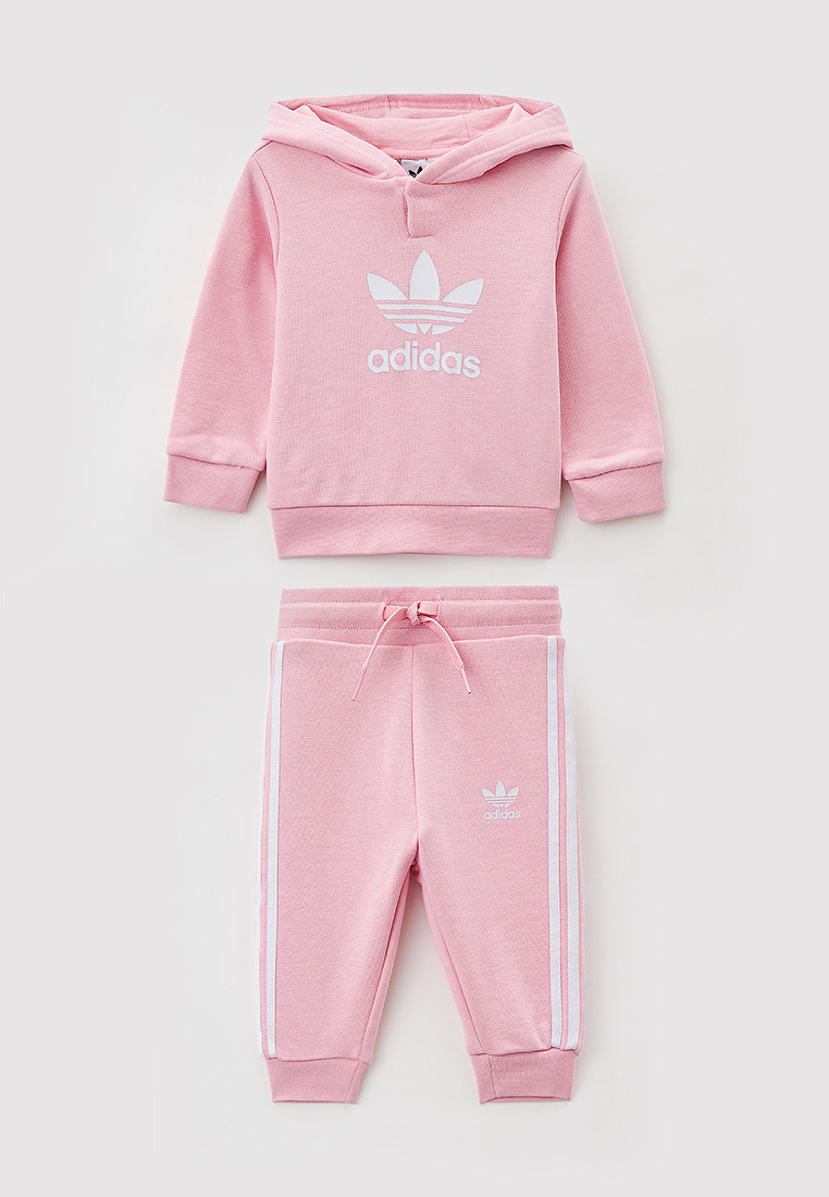 Костюм спортивный adidas Originals, цвет: розовый, RTLABG218701 — купить в интернет-магазине Lamoda