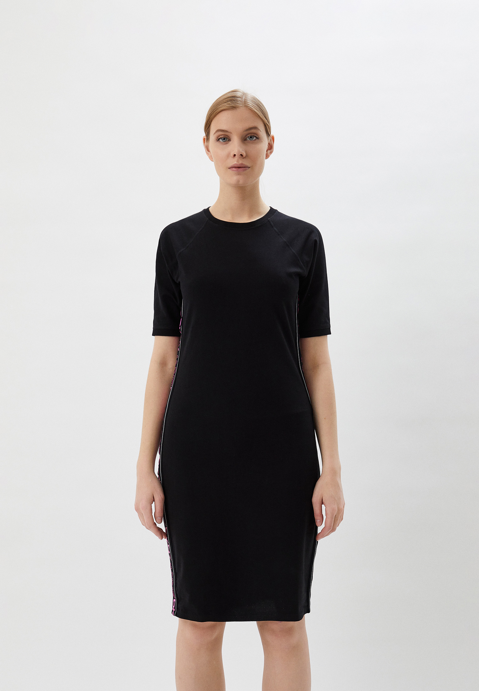 Платье DKNY, цвет: черный, RTLABG422601 — купить в интернет-магазине Lamoda
