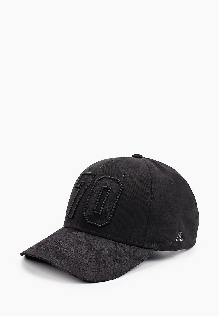 black icon cap