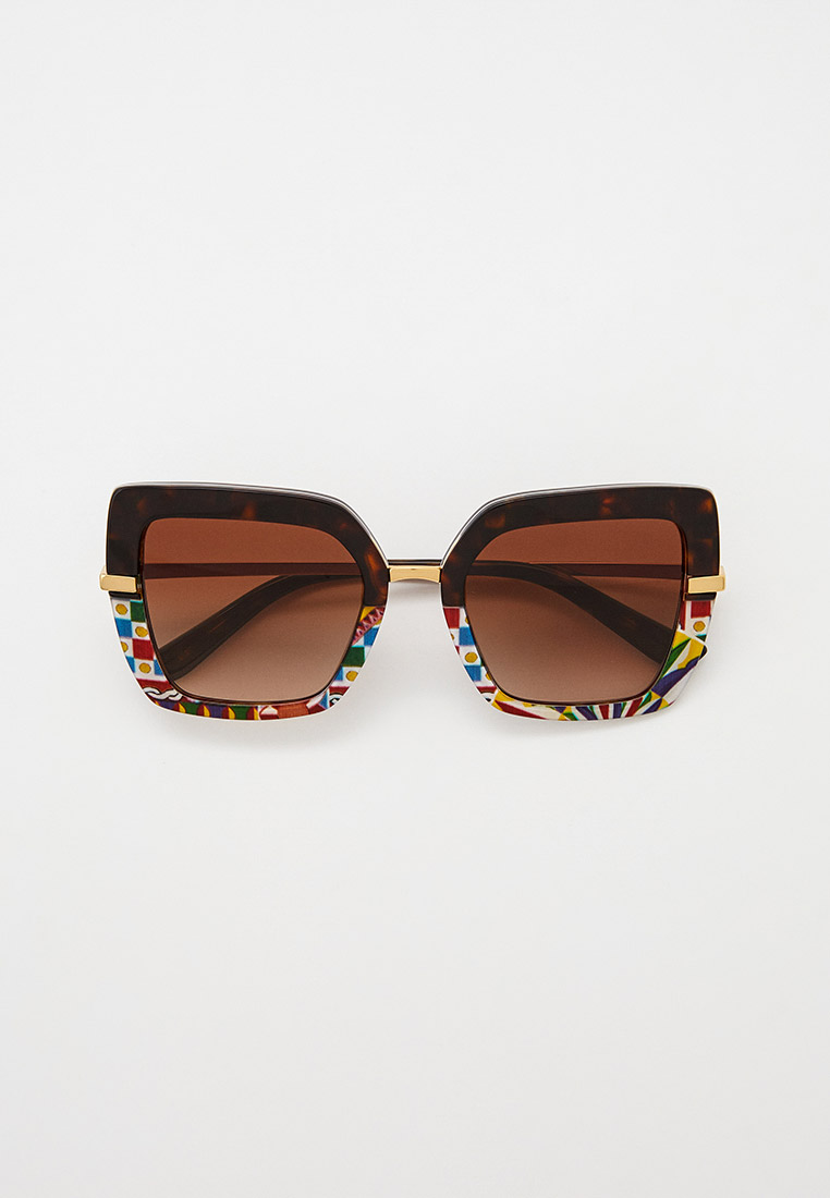 Очки солнцезащитные Dolce&Gabbana DG4373 327813, цвет: мультиколор ...