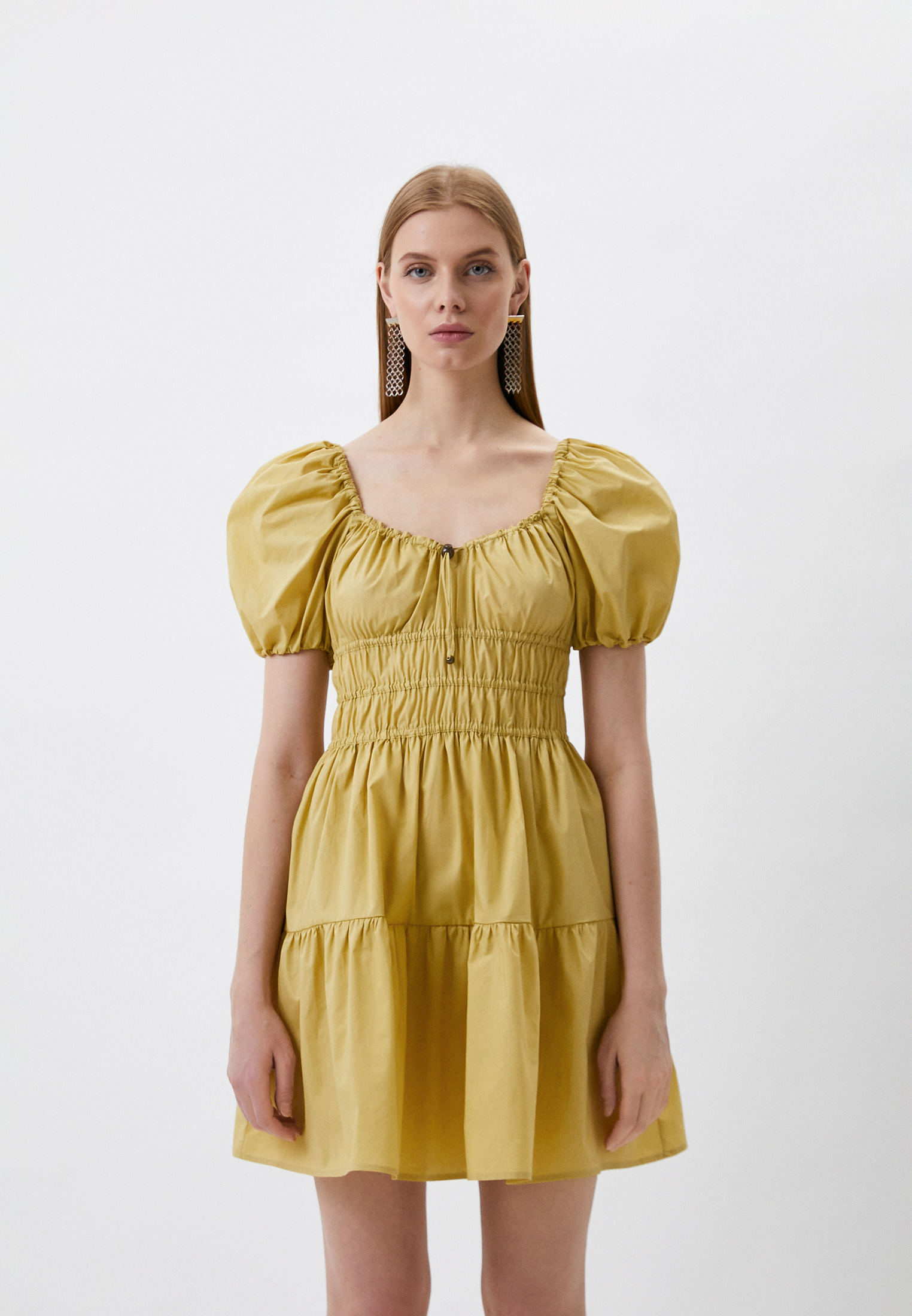 Платье Pinko, цвет: желтый, RTLABH518401 — купить в интернет-магазине ...