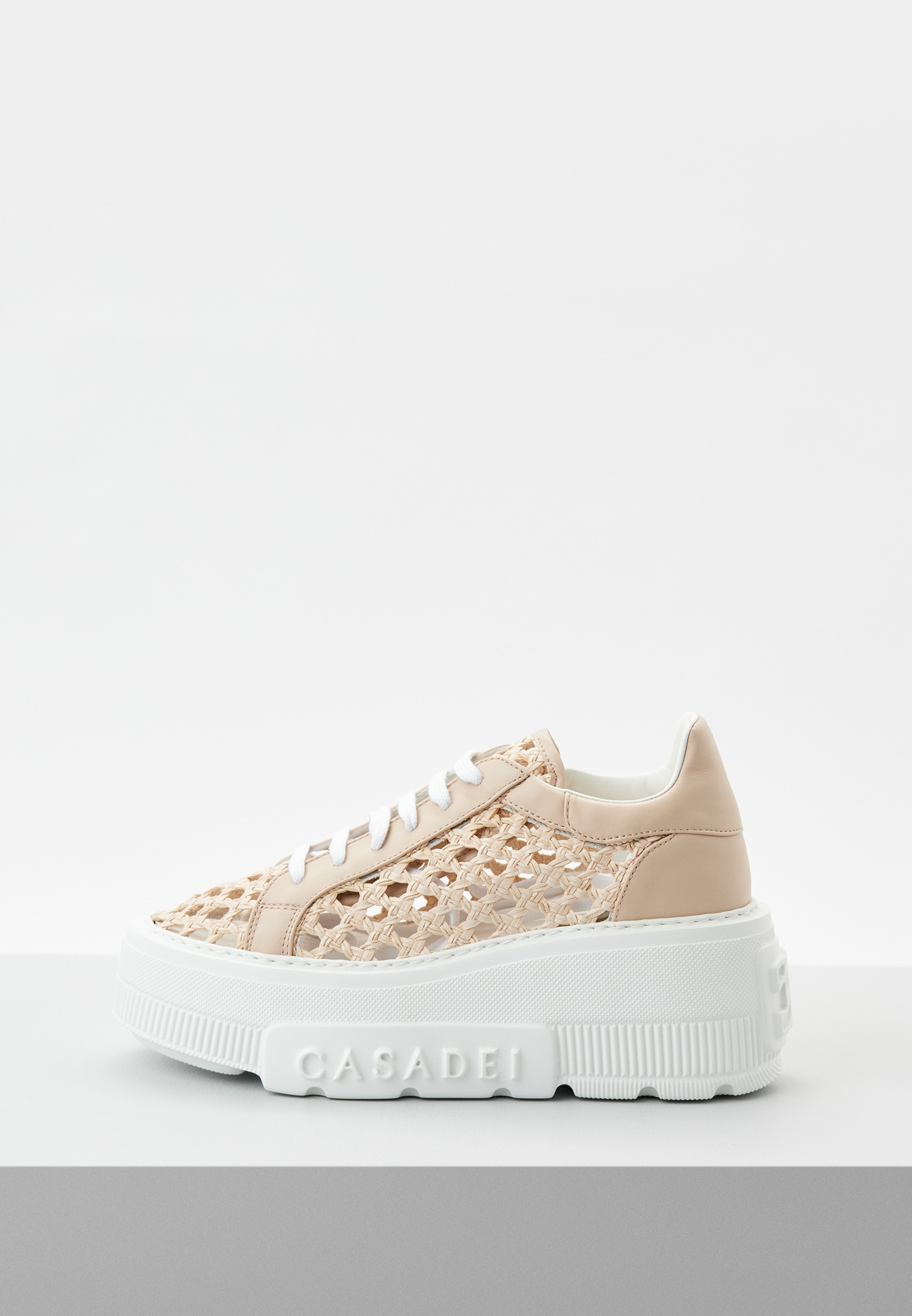 Кеды Casadei, цвет: бежевый, RTLABH837403 — купить в интернет-магазине ...