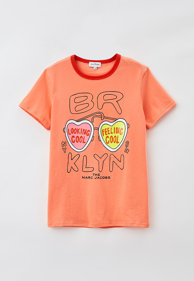 Футболка Marc Jacobs, цвет: коралловый, RTLABH993901 — купить в ...
