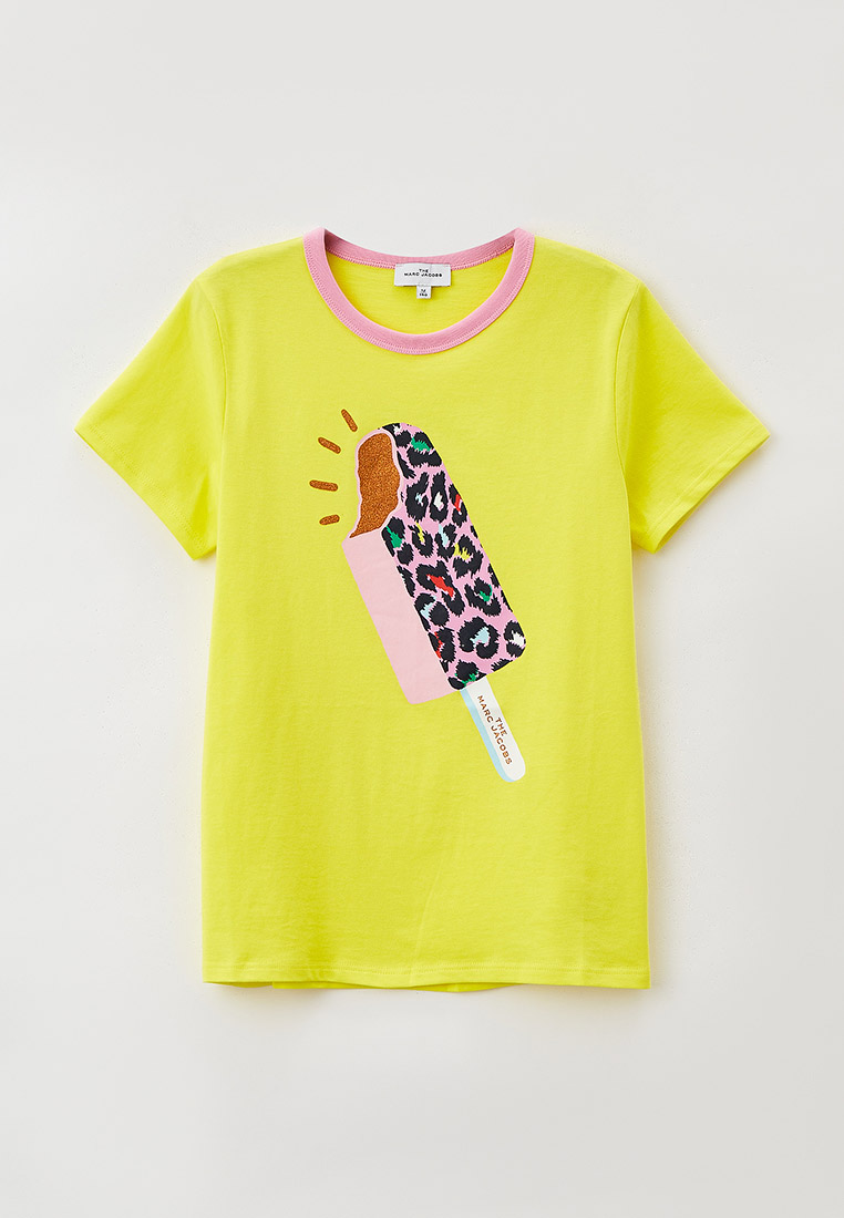 Футболка Marc Jacobs, цвет: желтый, RTLABH994301 — купить в интернет ...