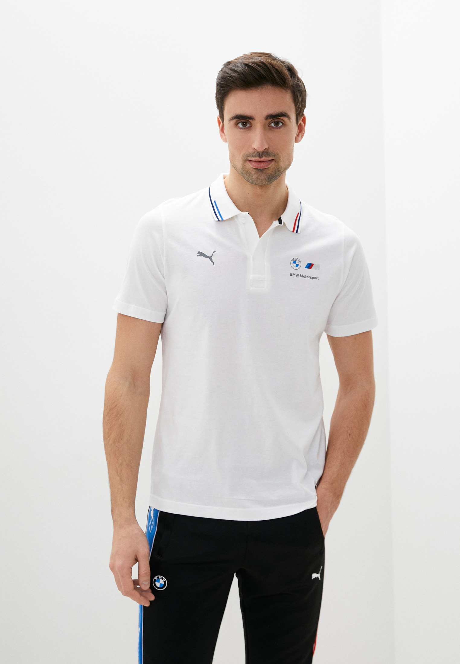 Поло PUMA BMW MMS Polo, цвет: белый, RTLABI235001 — купить в интернет ...
