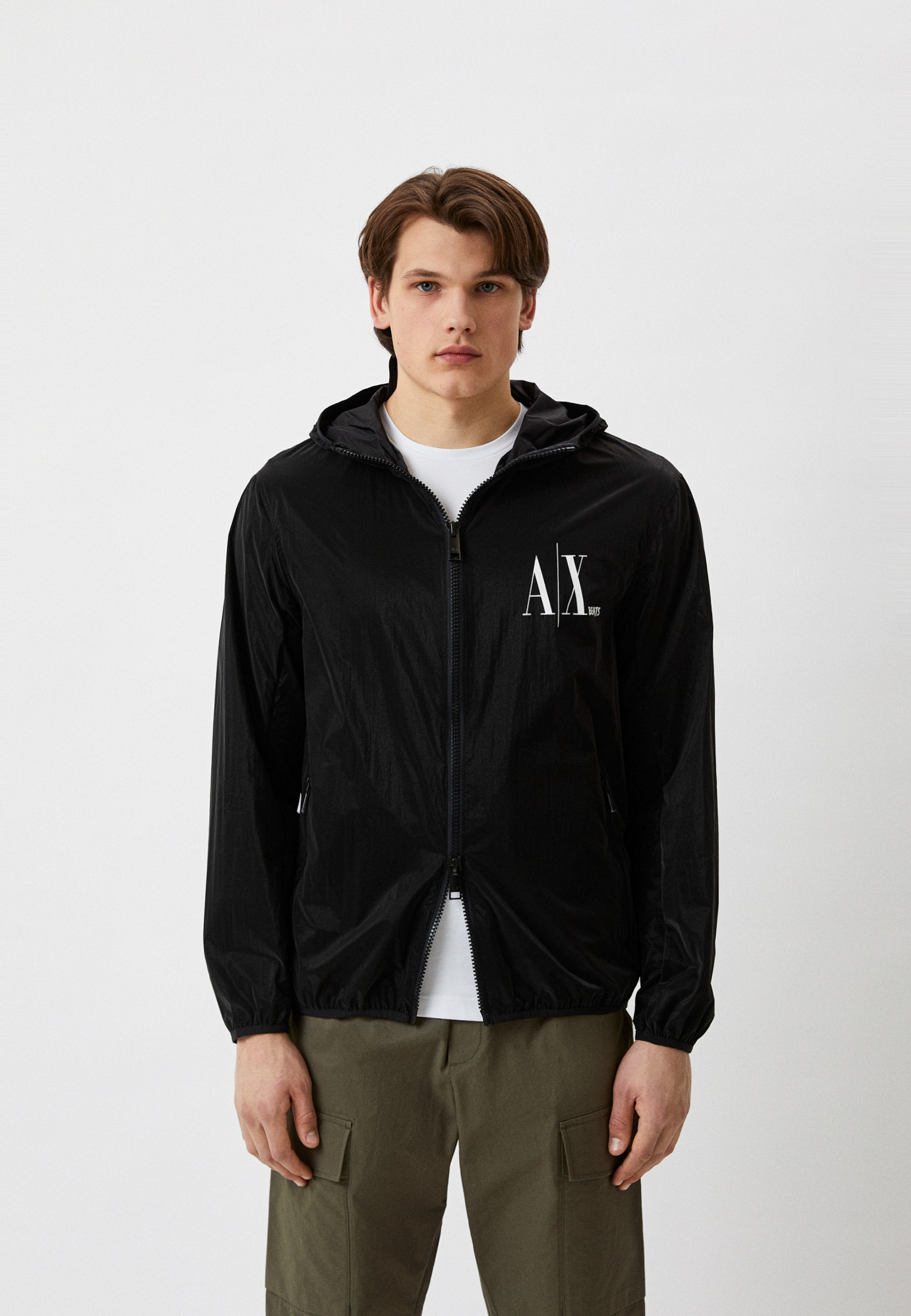 Ветровка Armani Exchange, цвет: черный, RTLABI618201 — купить в ...