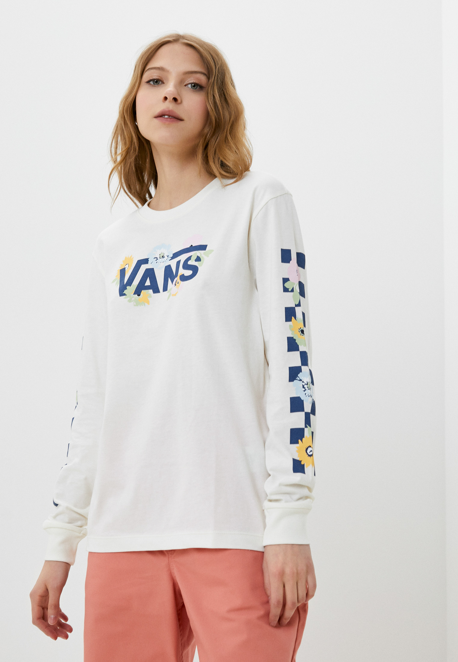 Лонгслив Vans, цвет: бежевый, RTLABI716001 — купить в интернет-магазине ...