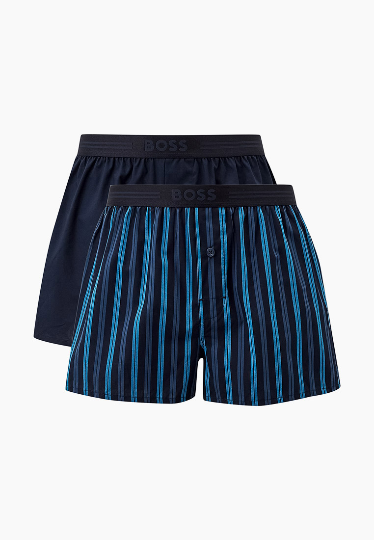 Bavlnené boxerky BOSS 2-pak 2P Boxer Shorts EW čierna farba, 50545913