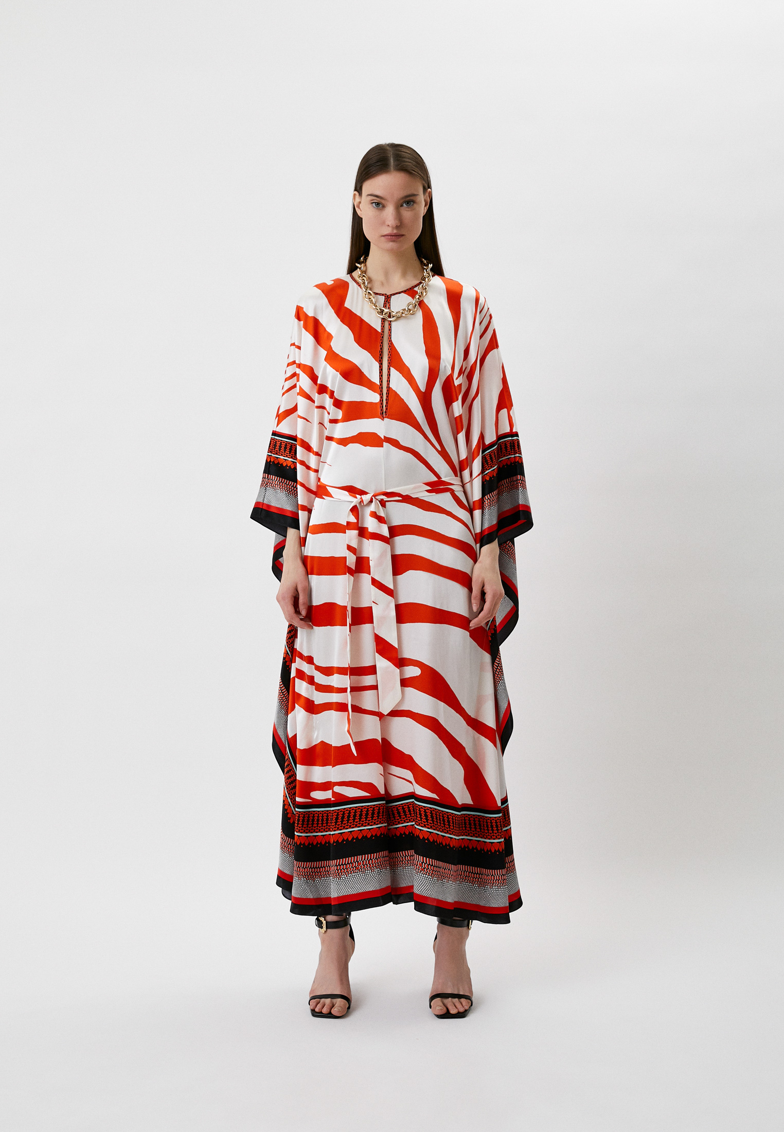 Платье Roberto Cavalli, цвет: белый, RTLABJ640001 — купить в интернет ...