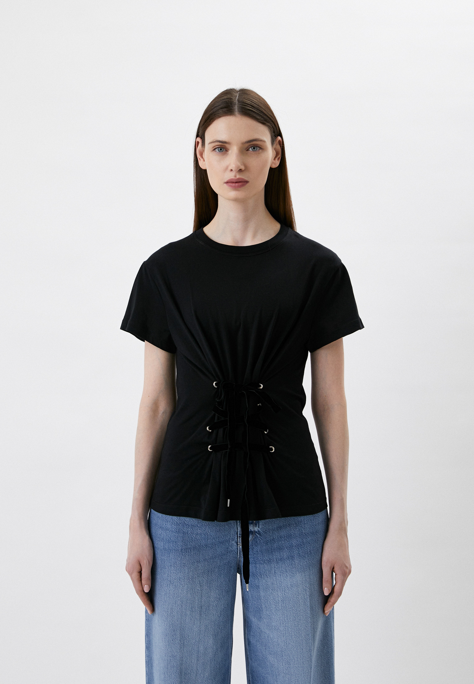Футболка Red Valentino, цвет: черный, RTLABL215801 — купить в интернет ...